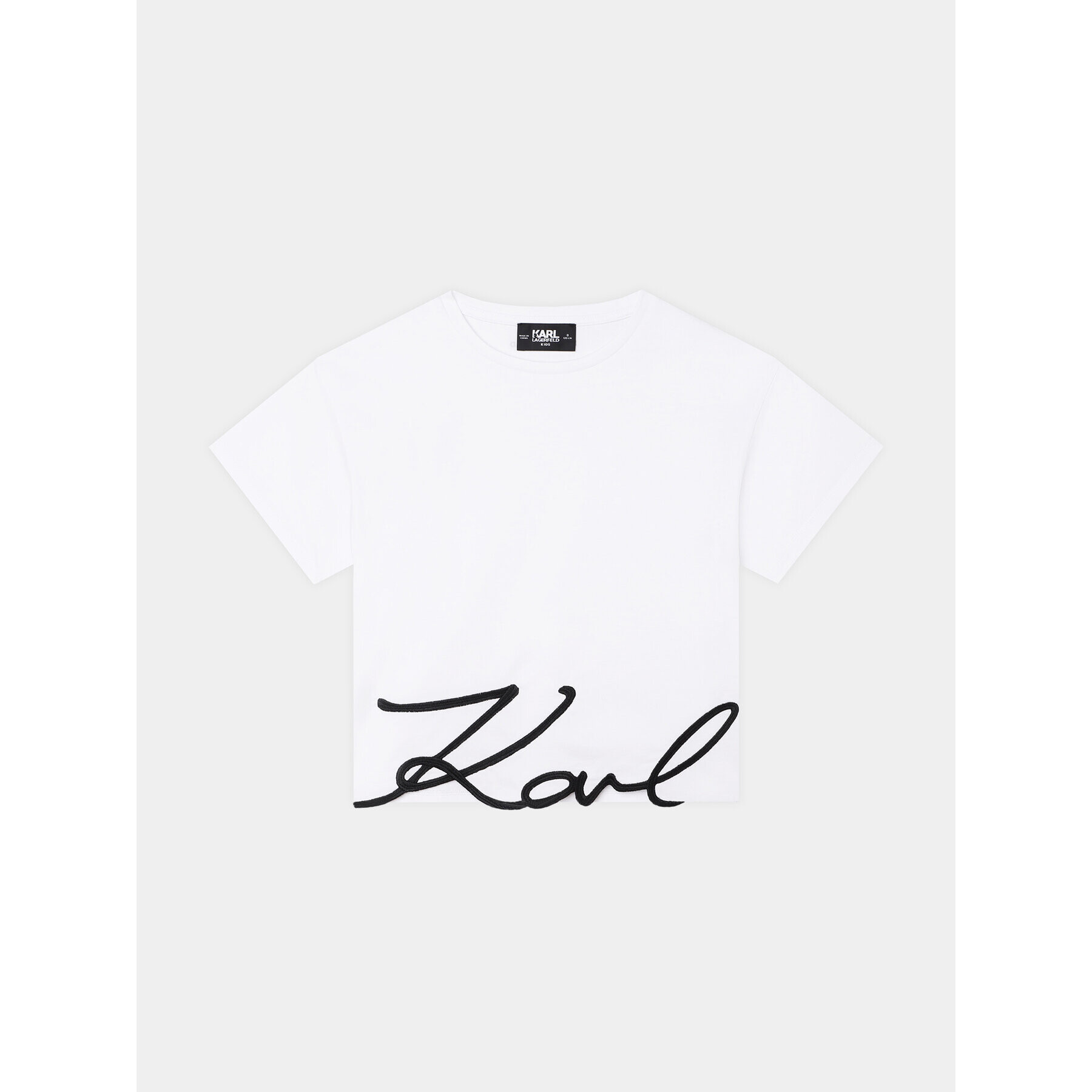 Karl Lagerfeld Kids T-Shirt Z15448 D Bílá Regular Fit - Pepit.cz