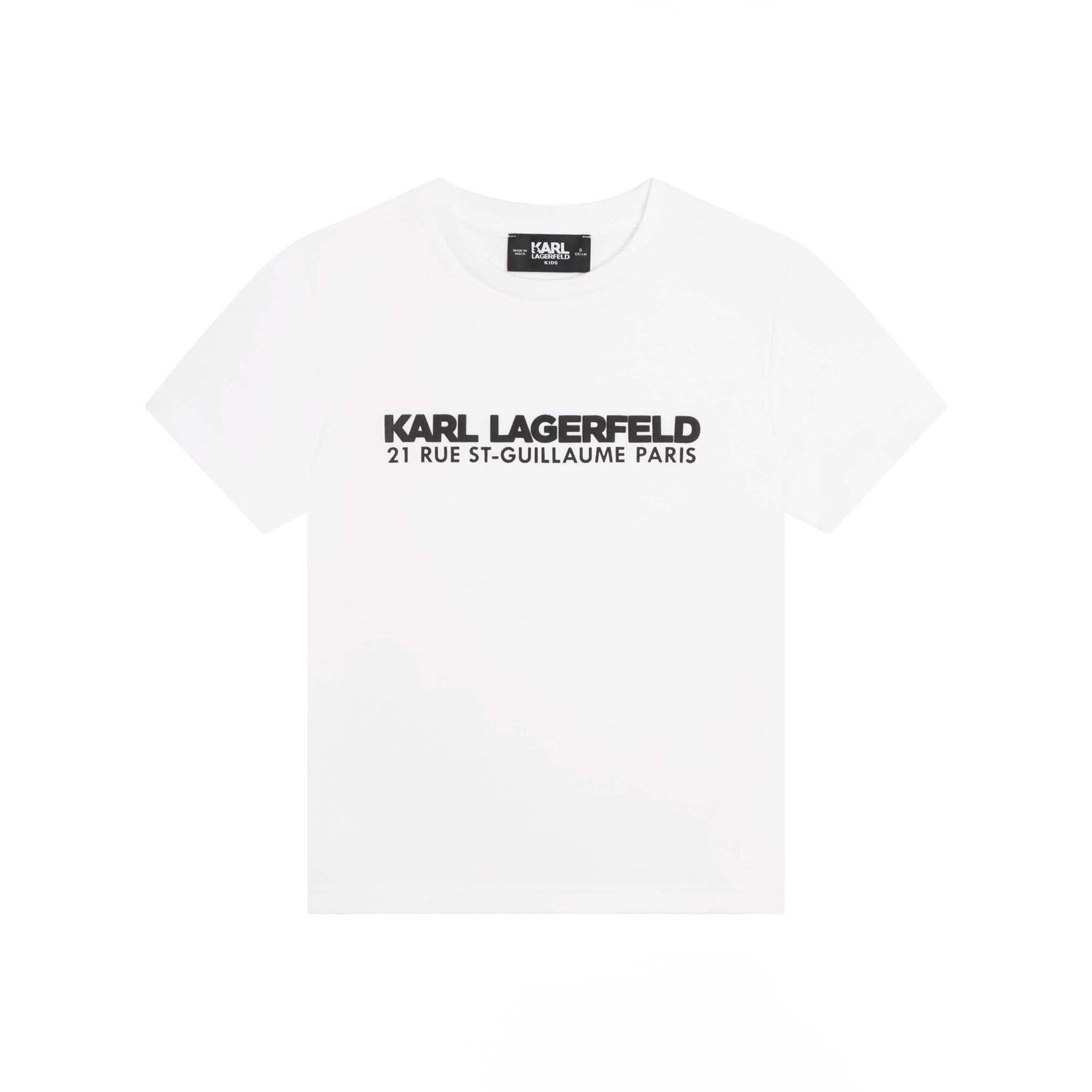 Karl Lagerfeld Kids T-Shirt Z25393 D Bílá Regular Fit - Pepit.cz