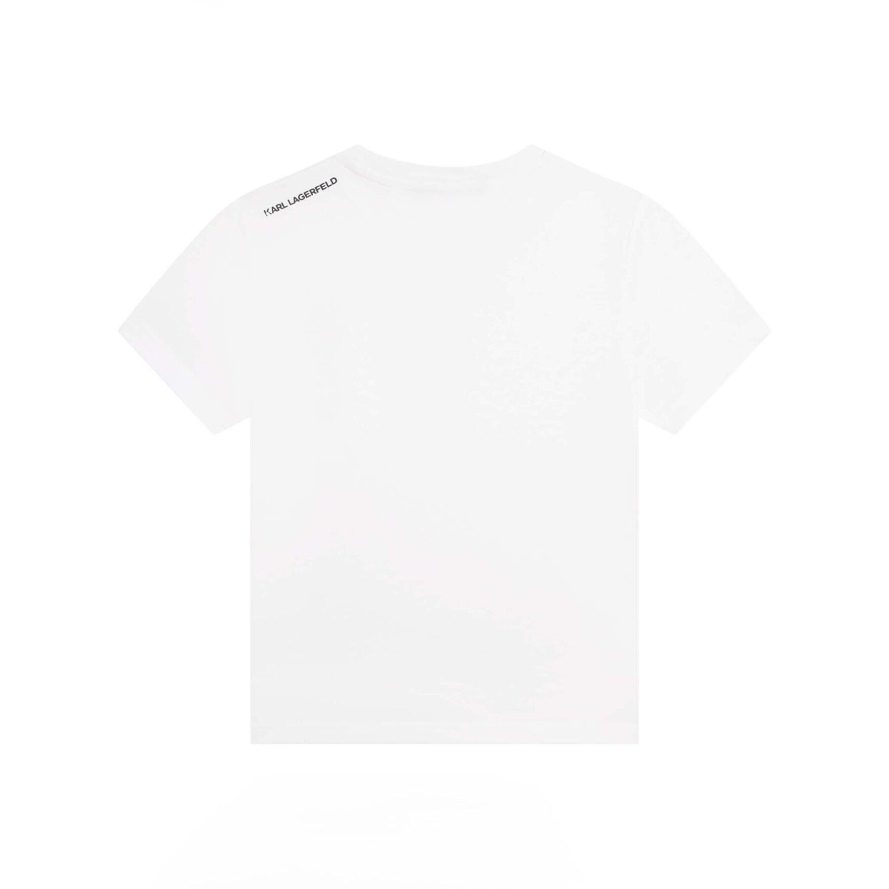 Karl Lagerfeld Kids T-Shirt Z25393 D Bílá Regular Fit - Pepit.cz