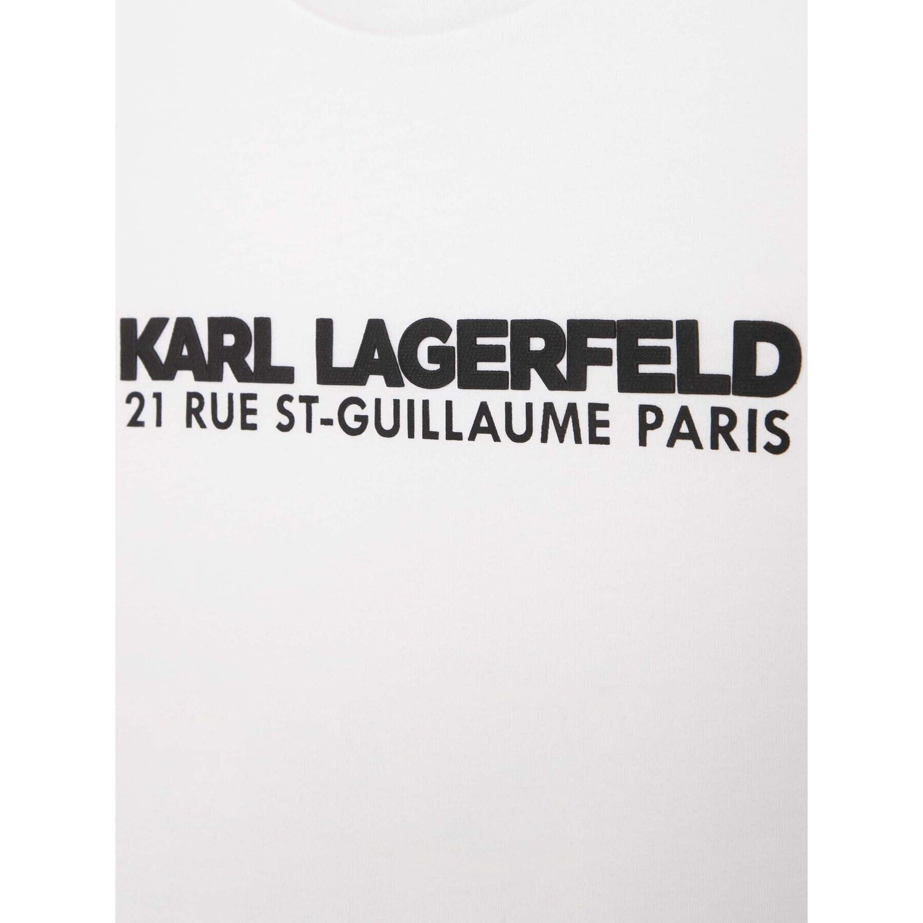 Karl Lagerfeld Kids T-Shirt Z25393 D Bílá Regular Fit - Pepit.cz