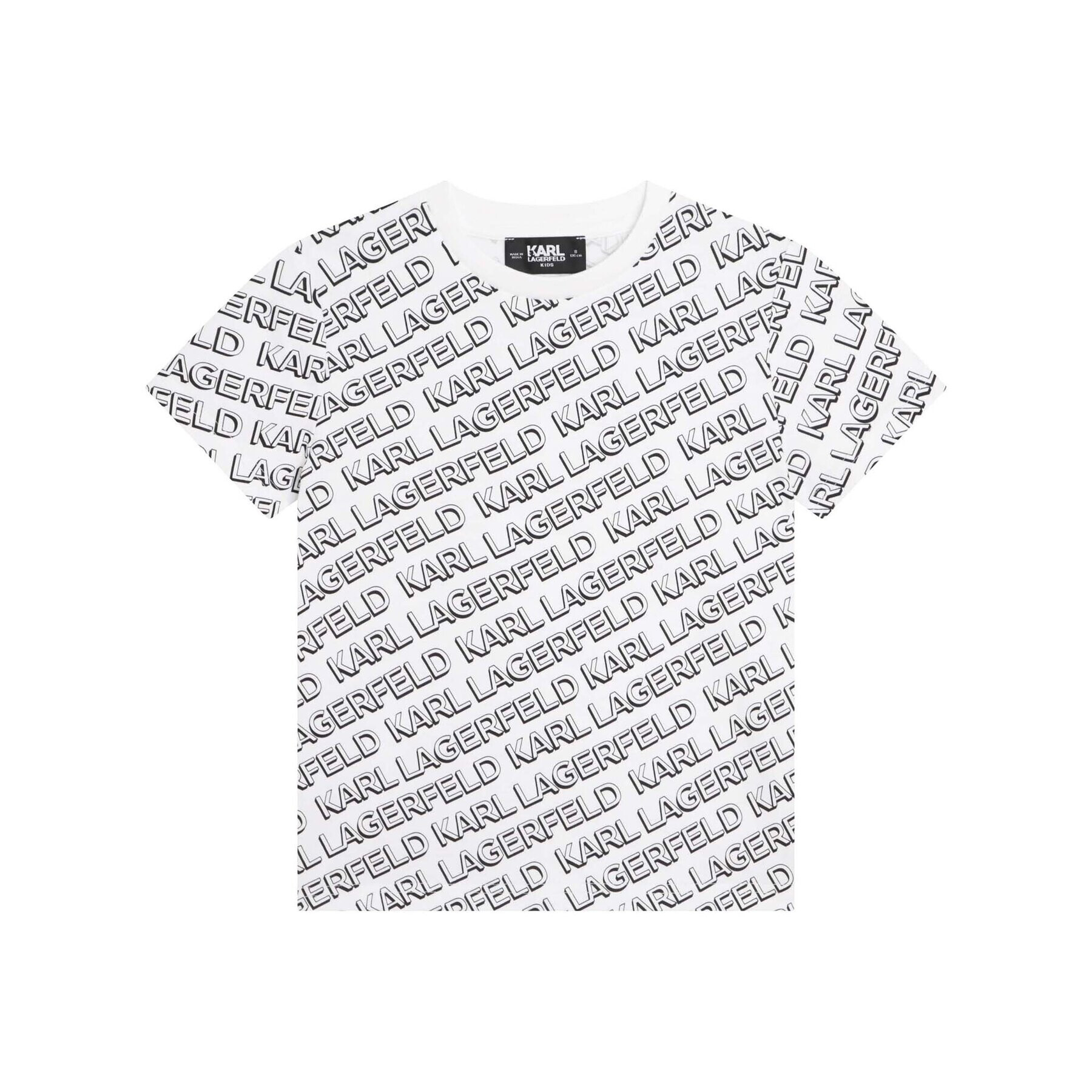 Karl Lagerfeld Kids T-Shirt Z25395 M Černá Regular Fit - Pepit.cz