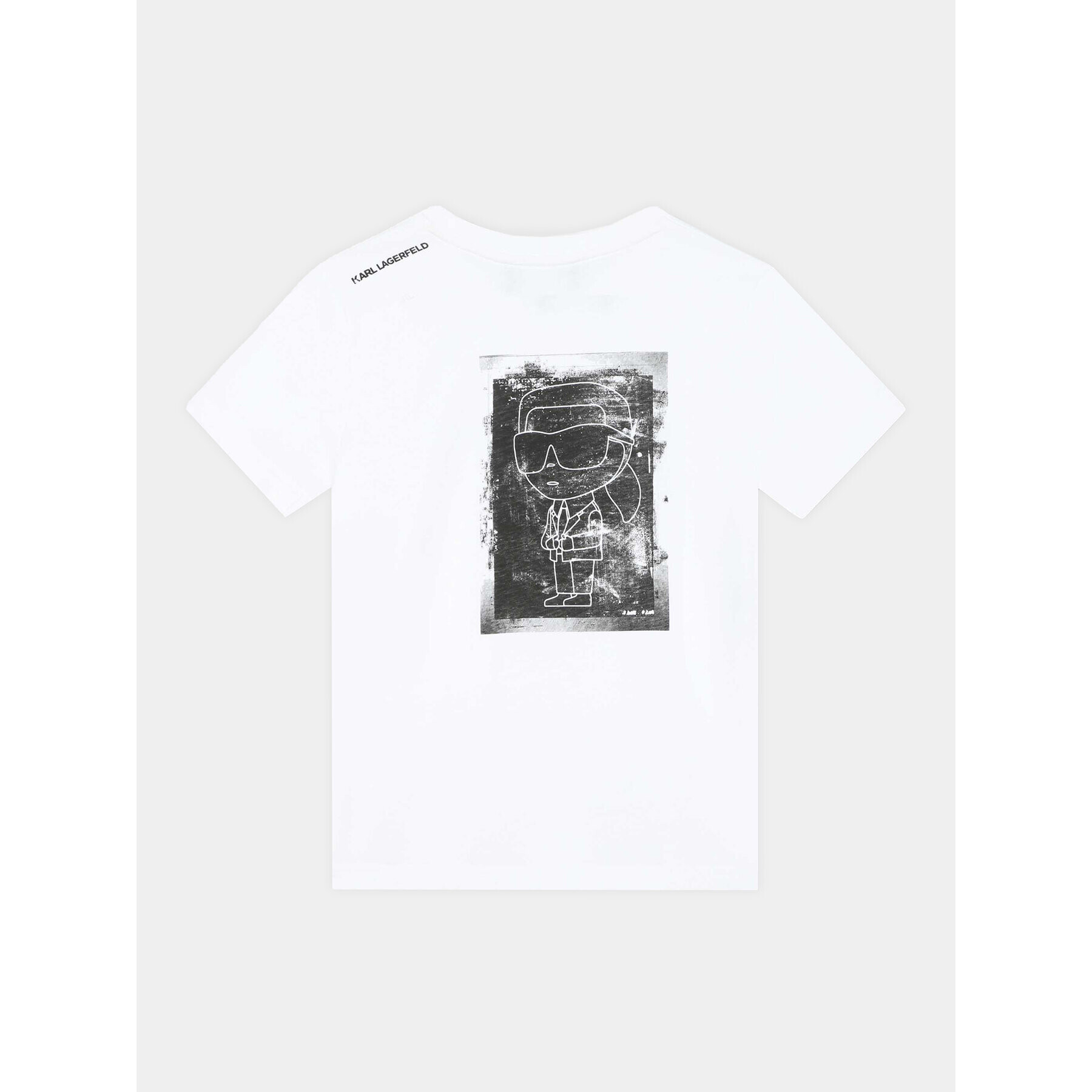 Karl Lagerfeld Kids T-Shirt Z25422 M Bílá Regular Fit - Pepit.cz