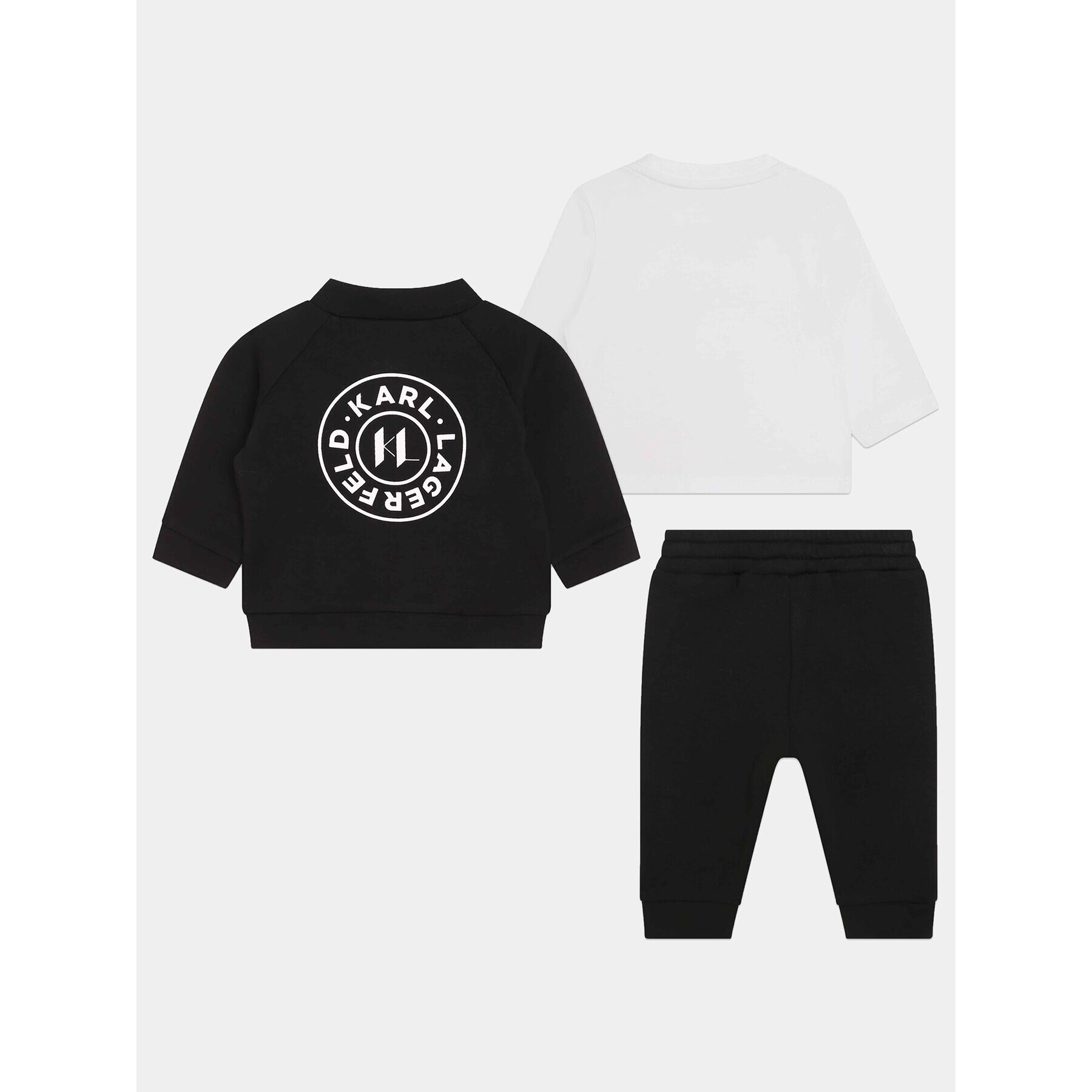 Karl Lagerfeld Kids Tepláková souprava Z98150 M Černá Regular Fit - Pepit.cz