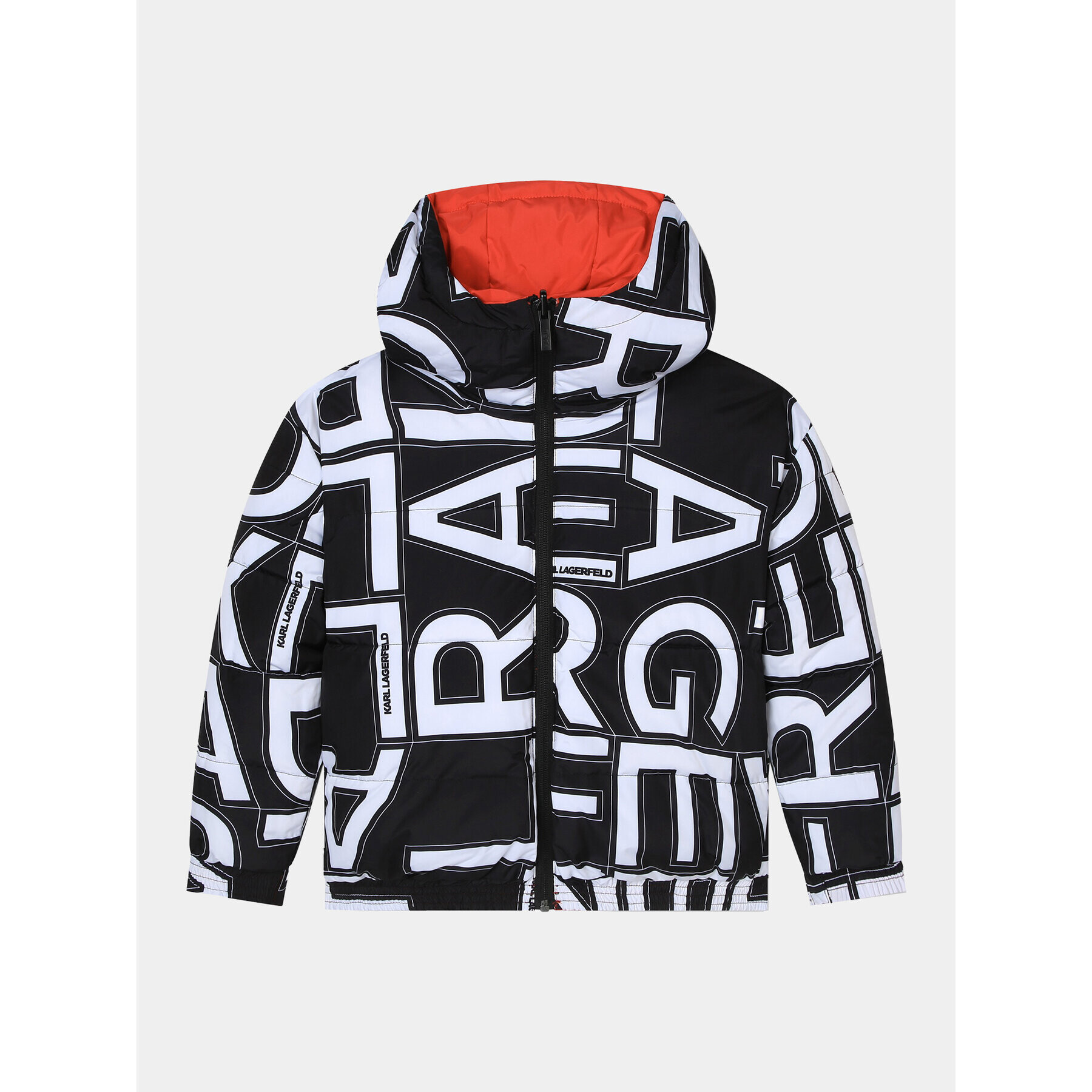 Karl Lagerfeld Kids Vatovaná bunda Z26107 D Černá Regular Fit - Pepit.cz