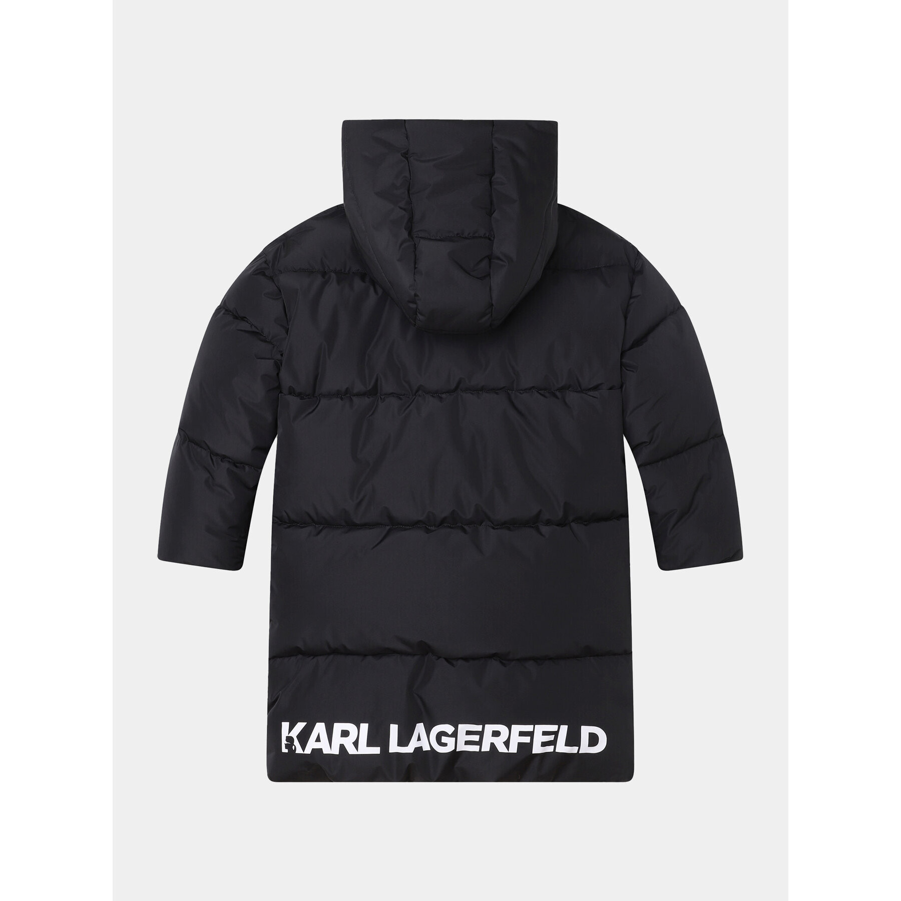 Karl Lagerfeld Kids Vatovaná bunda Z26109 S Černá Regular Fit - Pepit.cz