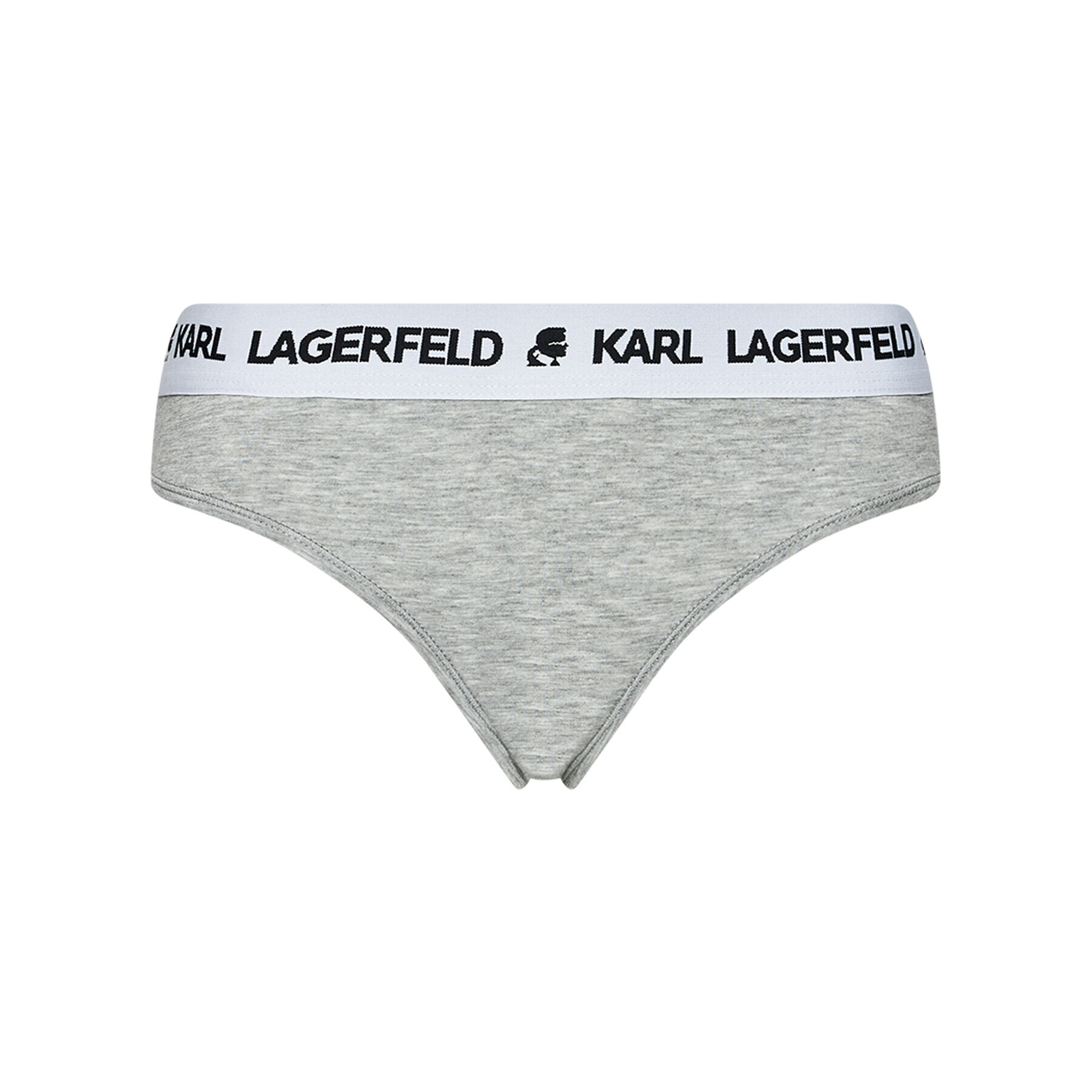 KARL LAGERFELD Klasické kalhotky Logo Hipsters 211W2106 Šedá - Pepit.cz