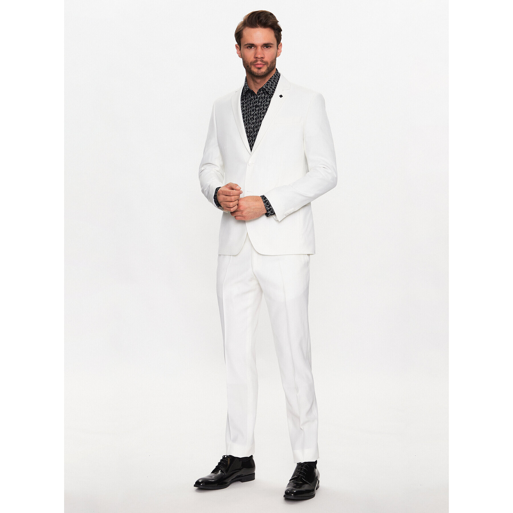 KARL LAGERFELD Košile 605003 533678 Černá Slim Fit - Pepit.cz