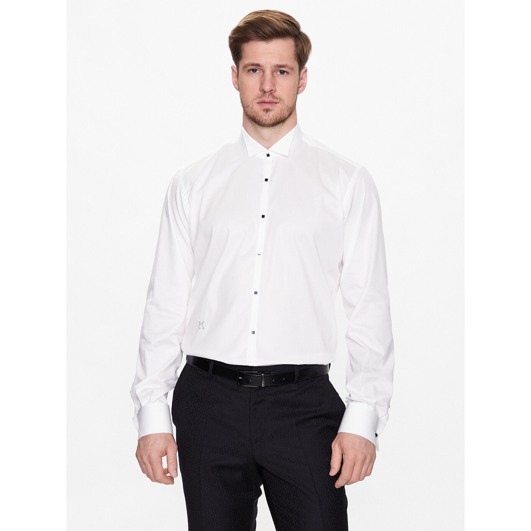 KARL LAGERFELD Košile 605006 532699 Bílá Regular Fit - Pepit.cz