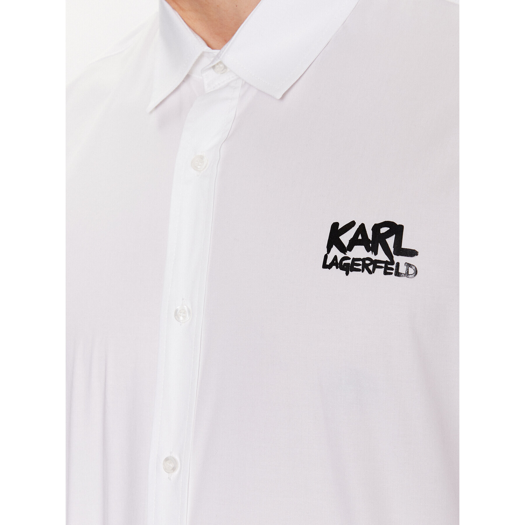 KARL LAGERFELD Košile 605980 531600 Bílá Regular Fit - Pepit.cz