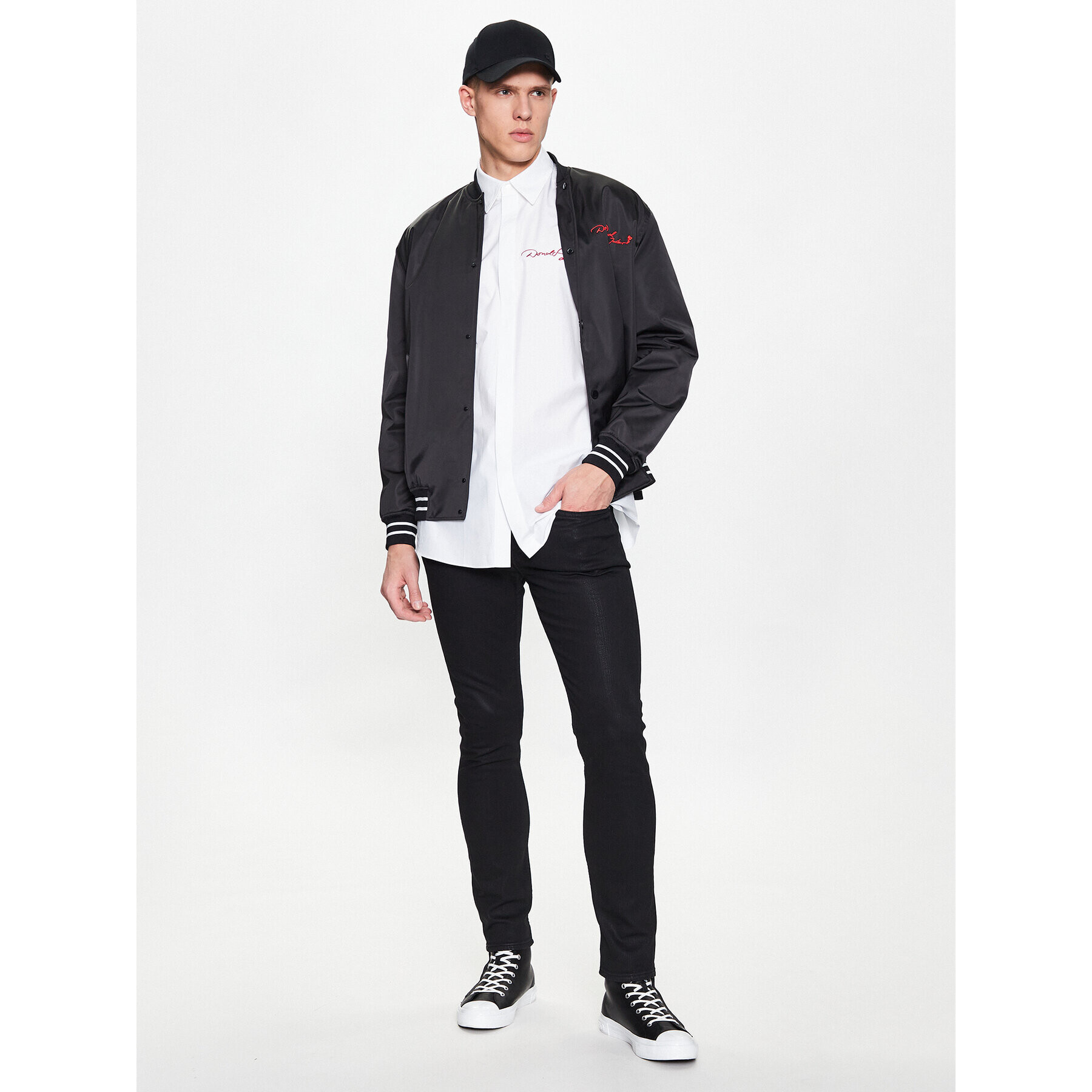 KARL LAGERFELD Košile 605993 532670 Bílá Regular Fit - Pepit.cz