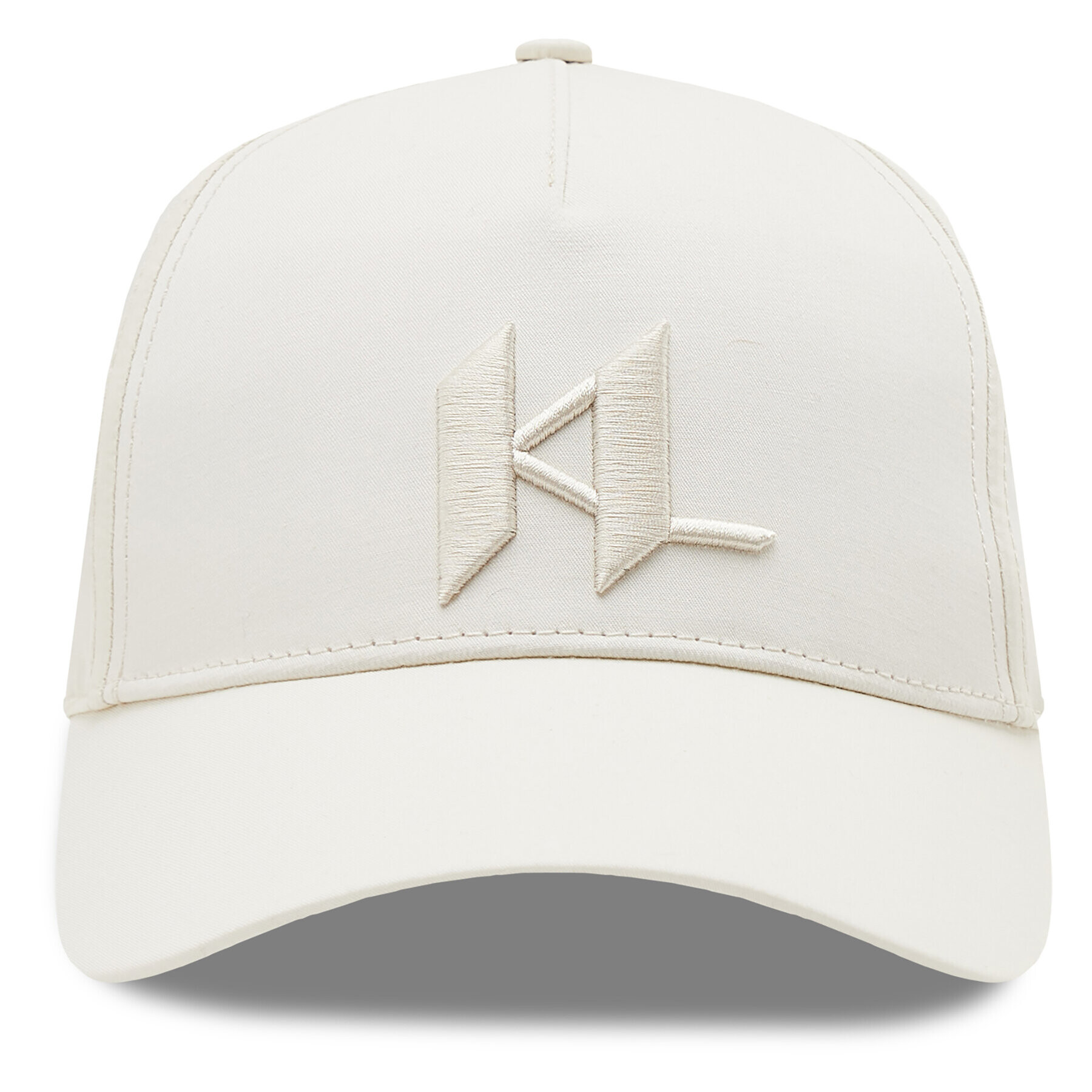 KARL LAGERFELD Kšiltovka Kl Monogram Logo 225W3412 Écru - Pepit.cz