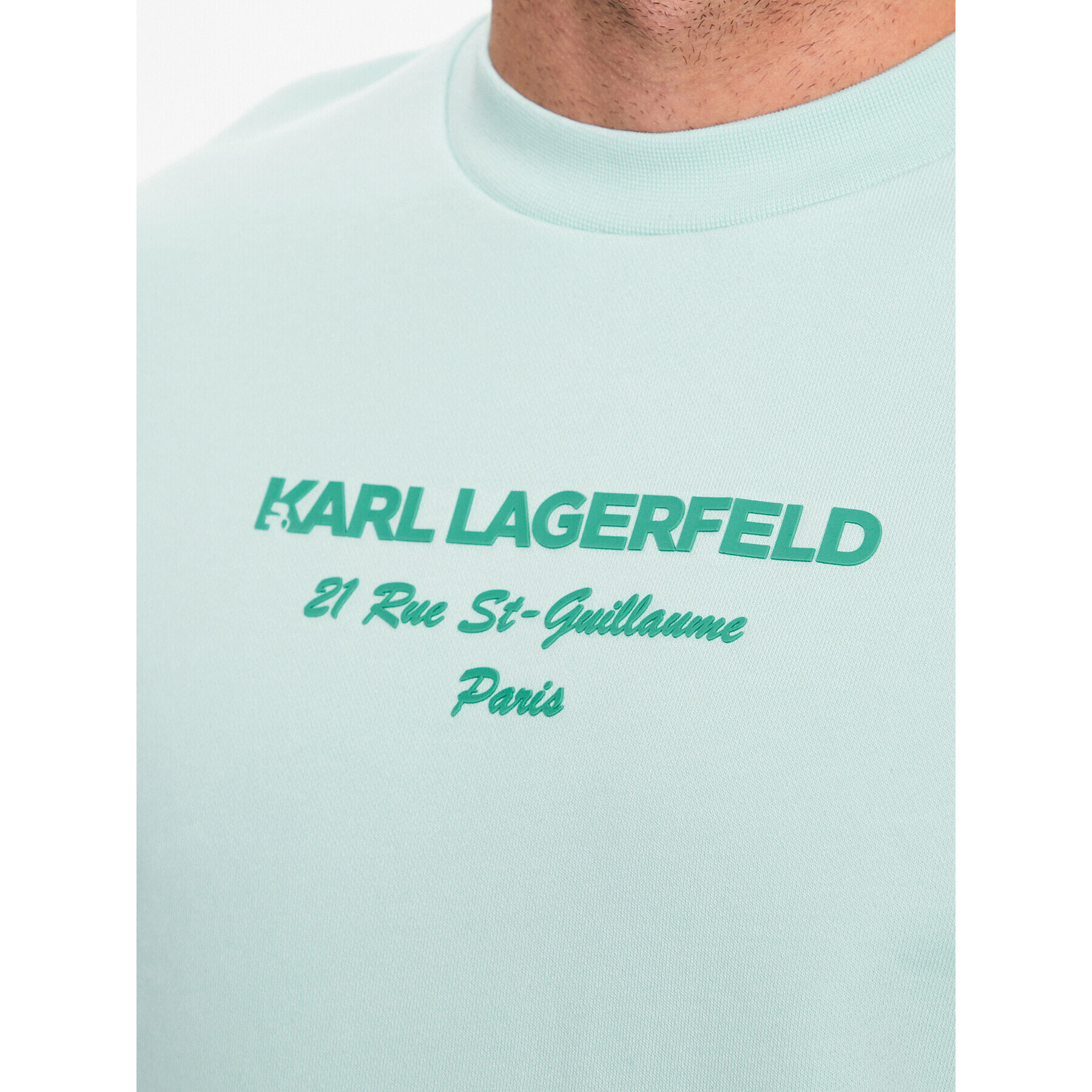 KARL LAGERFELD Mikina 705005 532900 Zelená Regular Fit - Pepit.cz