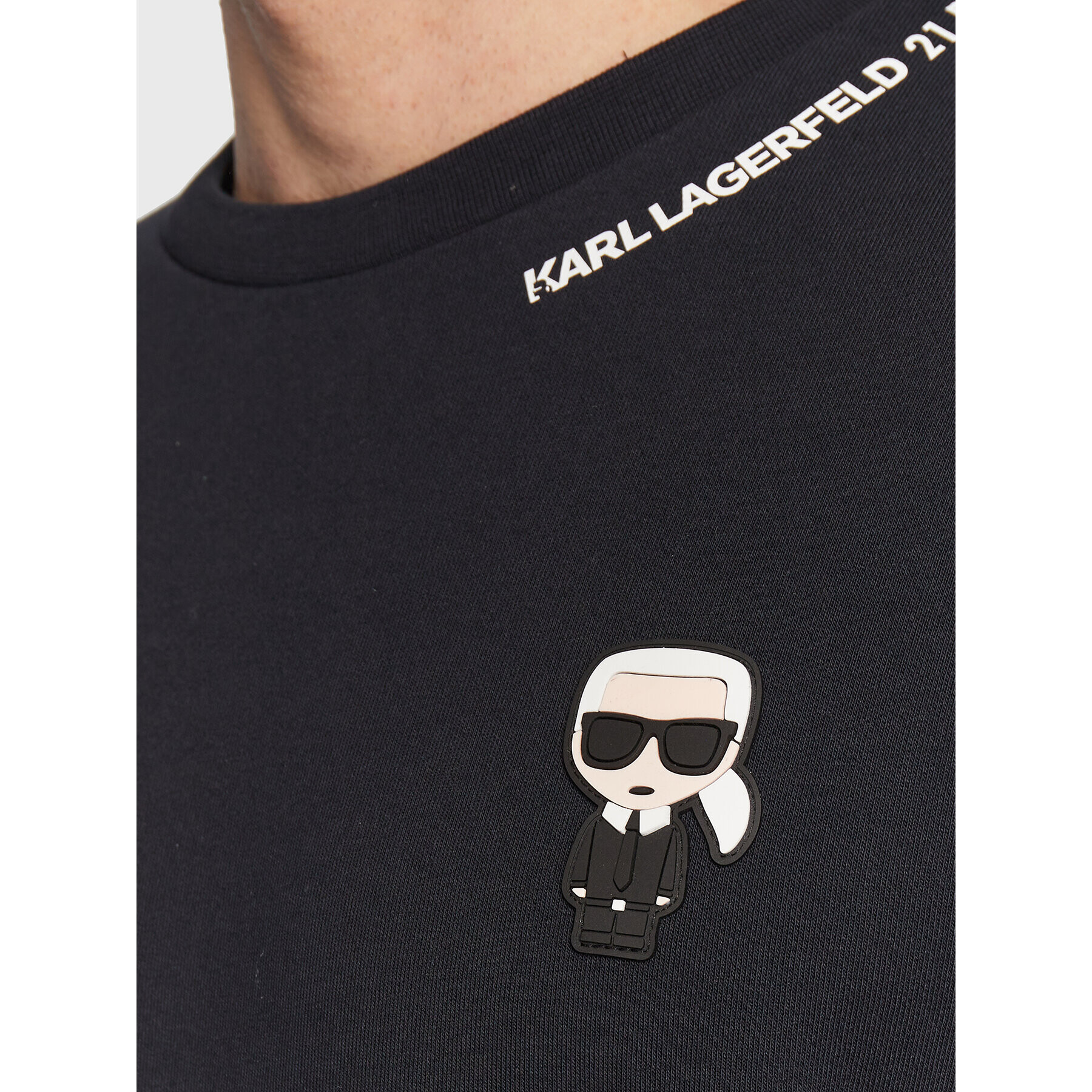 KARL LAGERFELD Mikina 705044 524910 Tmavomodrá Regular Fit - Pepit.cz