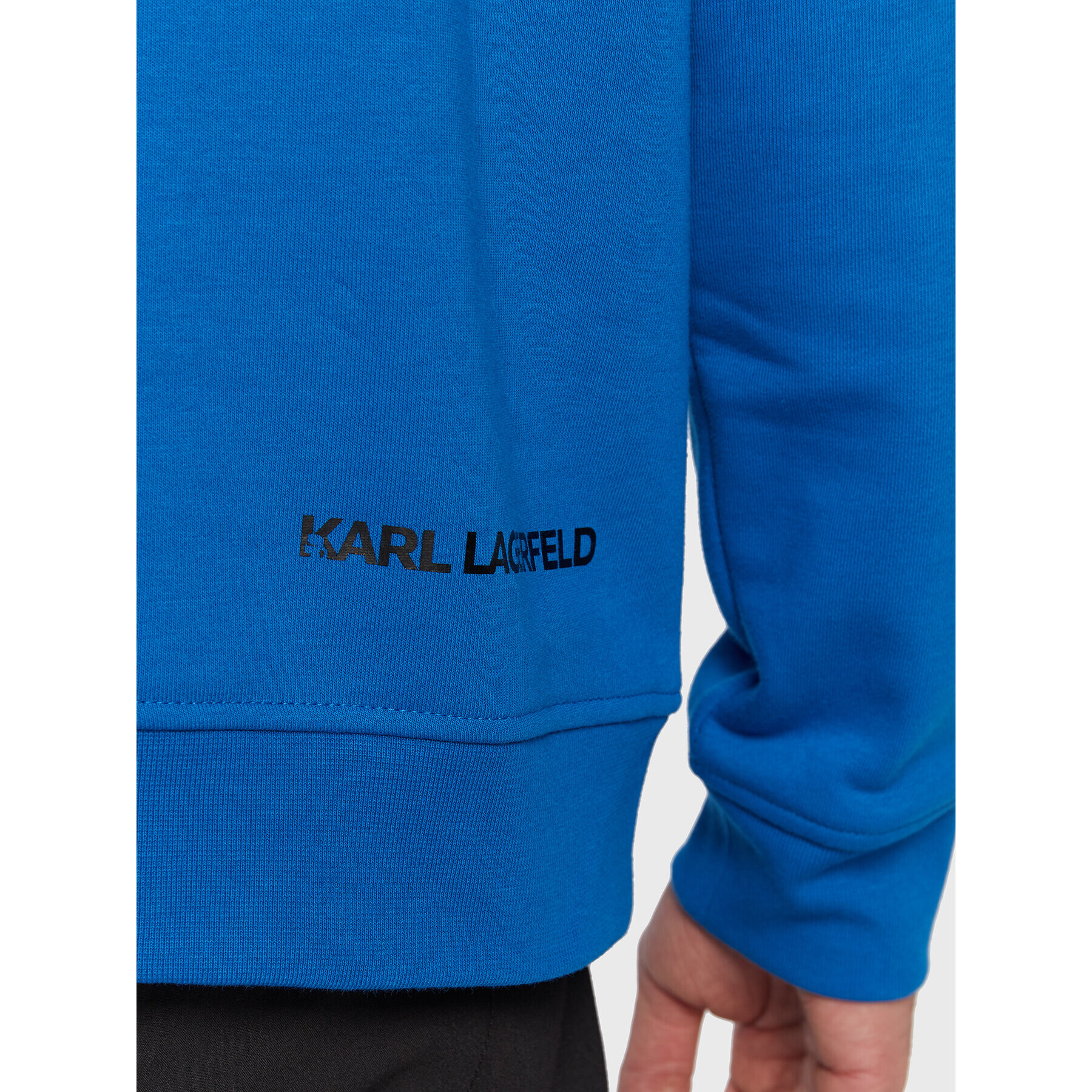 KARL LAGERFELD Mikina 705045 524910 Modrá Regular Fit - Pepit.cz