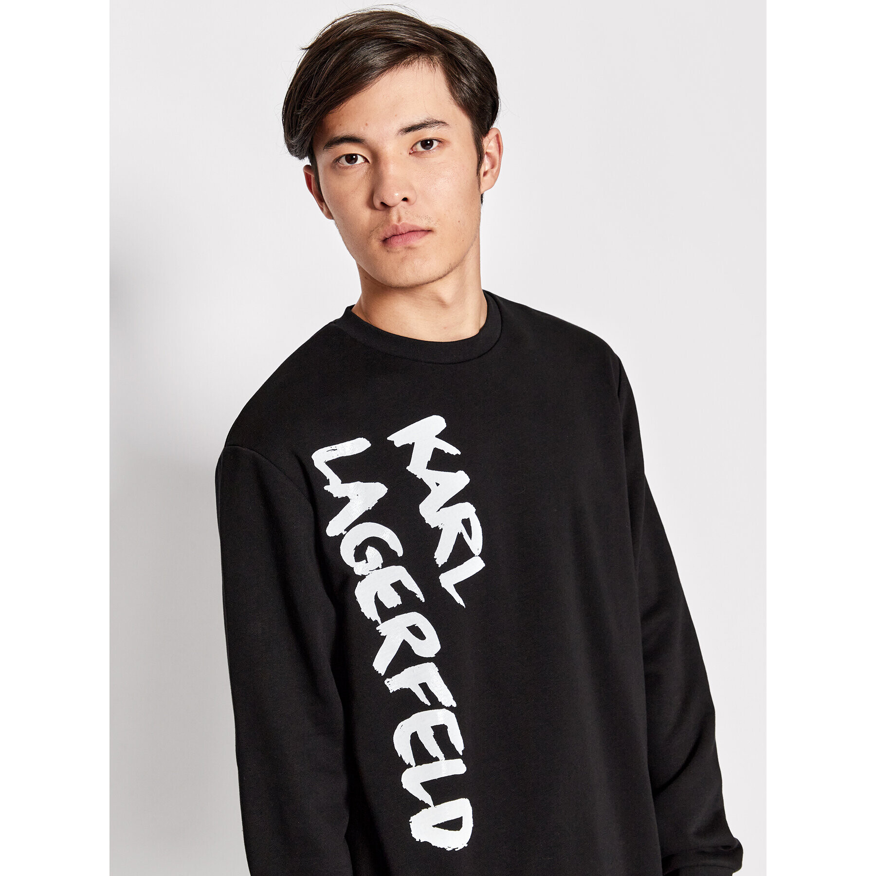 KARL LAGERFELD Mikina 705048 521900 Černá Regular Fit - Pepit.cz