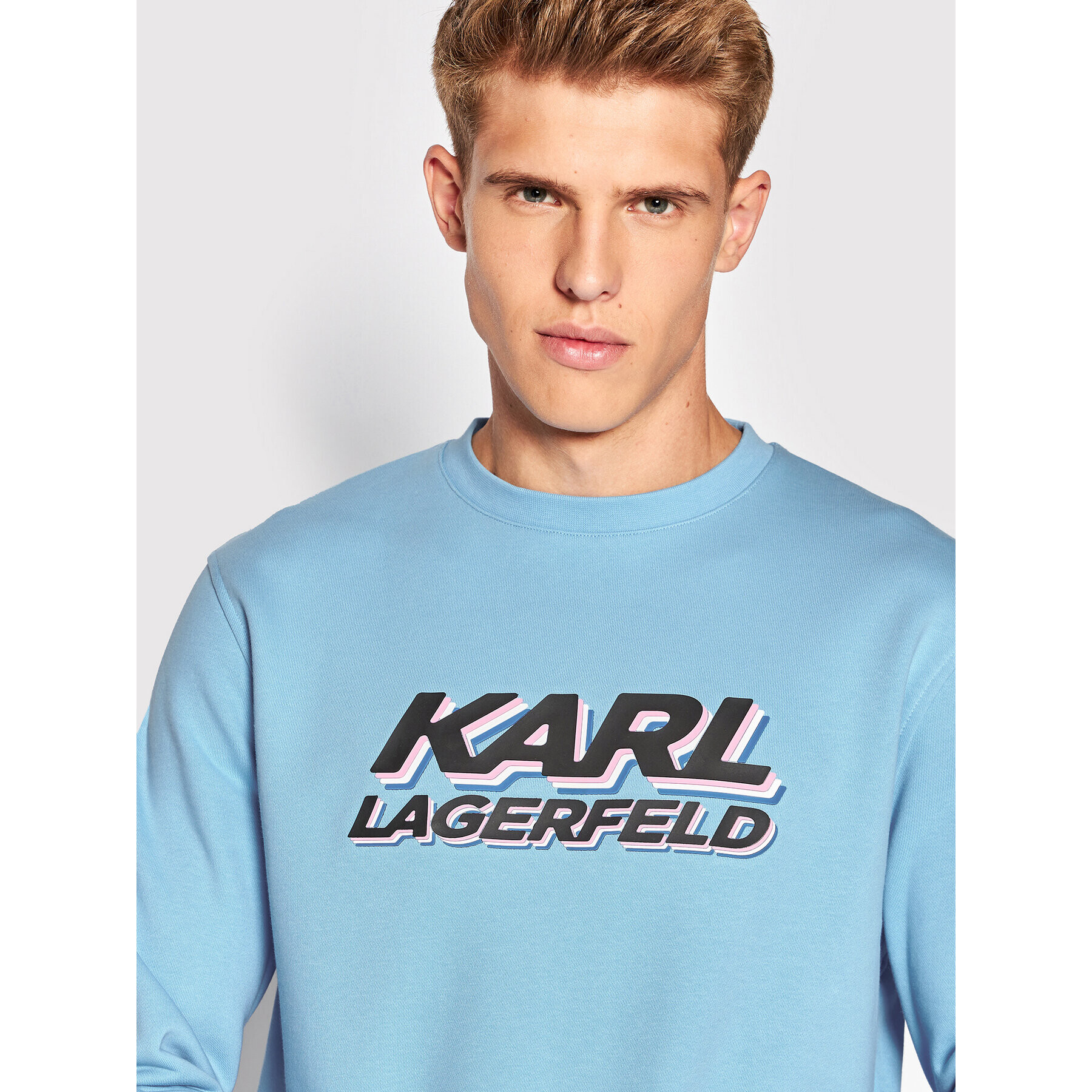 KARL LAGERFELD Mikina 705080 523910 Modrá Regular Fit - Pepit.cz