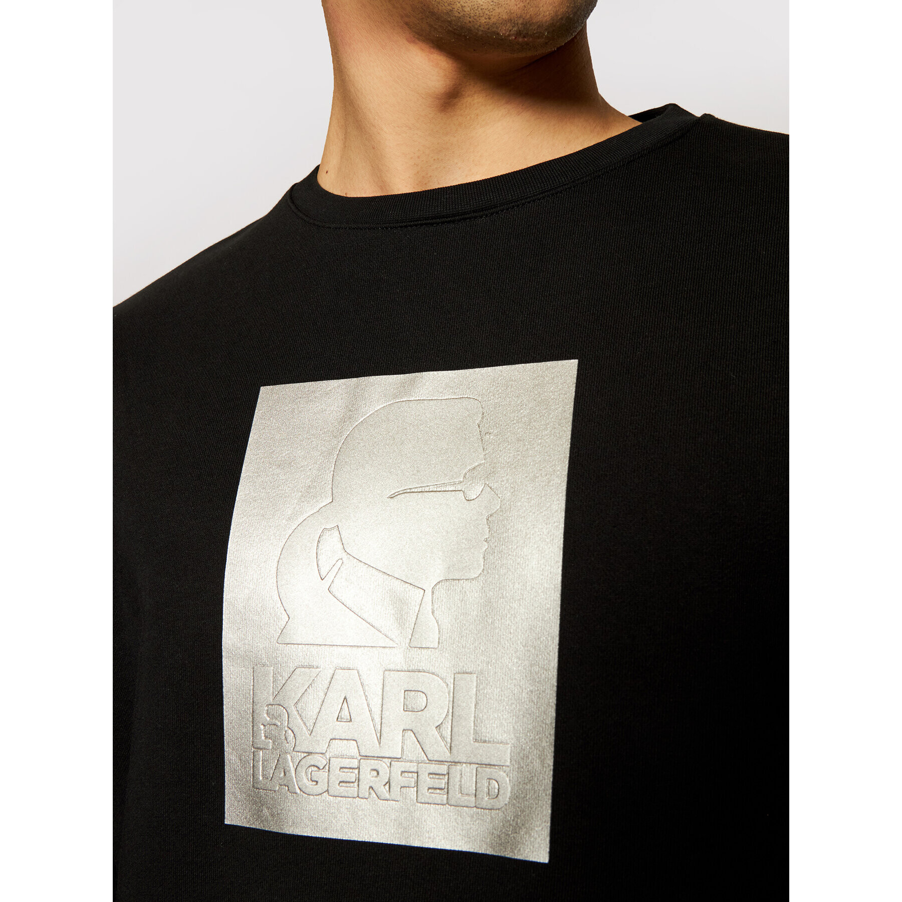 KARL LAGERFELD Mikina 705081 511900 Černá Regular Fit - Pepit.cz