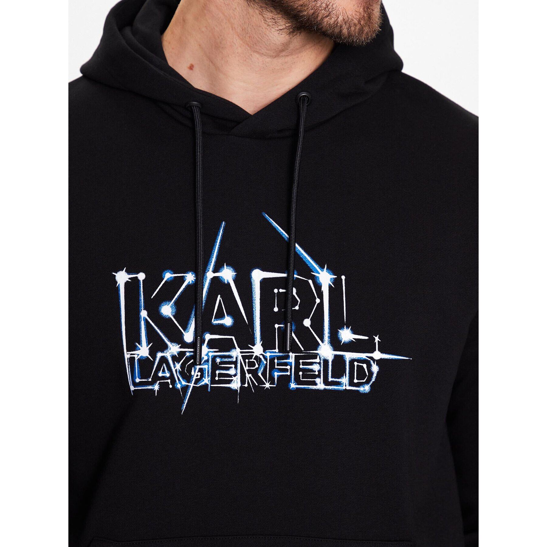 KARL LAGERFELD Mikina 705082 531900 Černá Regular Fit - Pepit.cz