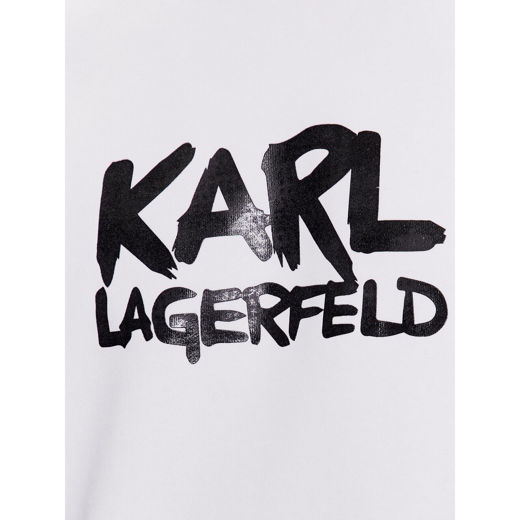 KARL LAGERFELD Mikina 705280 531900 Bílá Regular Fit - Pepit.cz