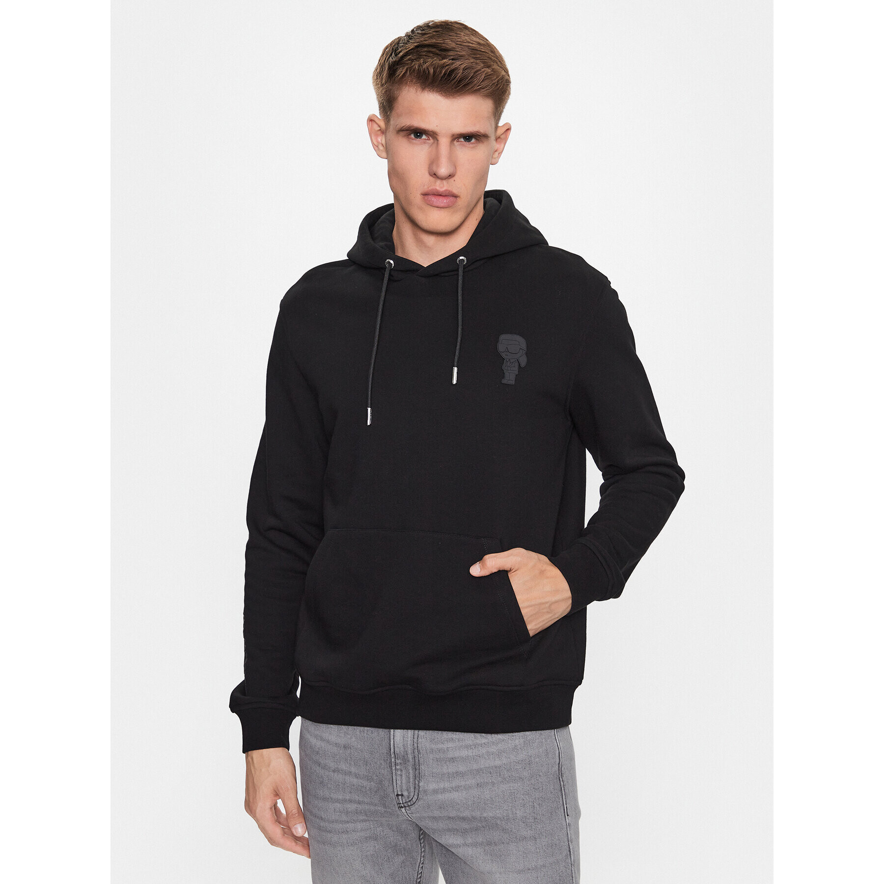 KARL LAGERFELD Mikina 705402 533910 Černá Regular Fit - Pepit.cz