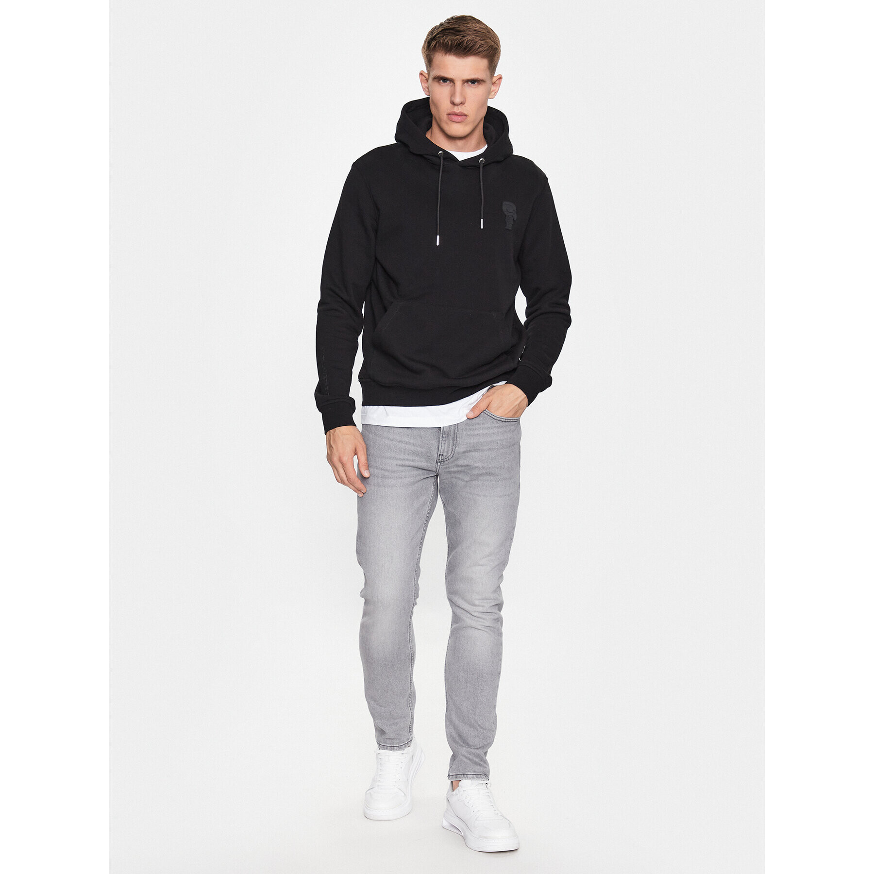 KARL LAGERFELD Mikina 705402 533910 Černá Regular Fit - Pepit.cz