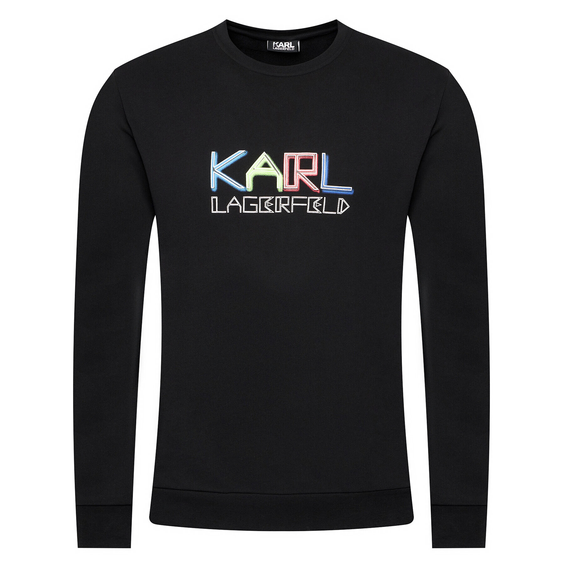 KARL LAGERFELD Mikina Crewneck 705062 511940 Černá Regular Fit - Pepit.cz