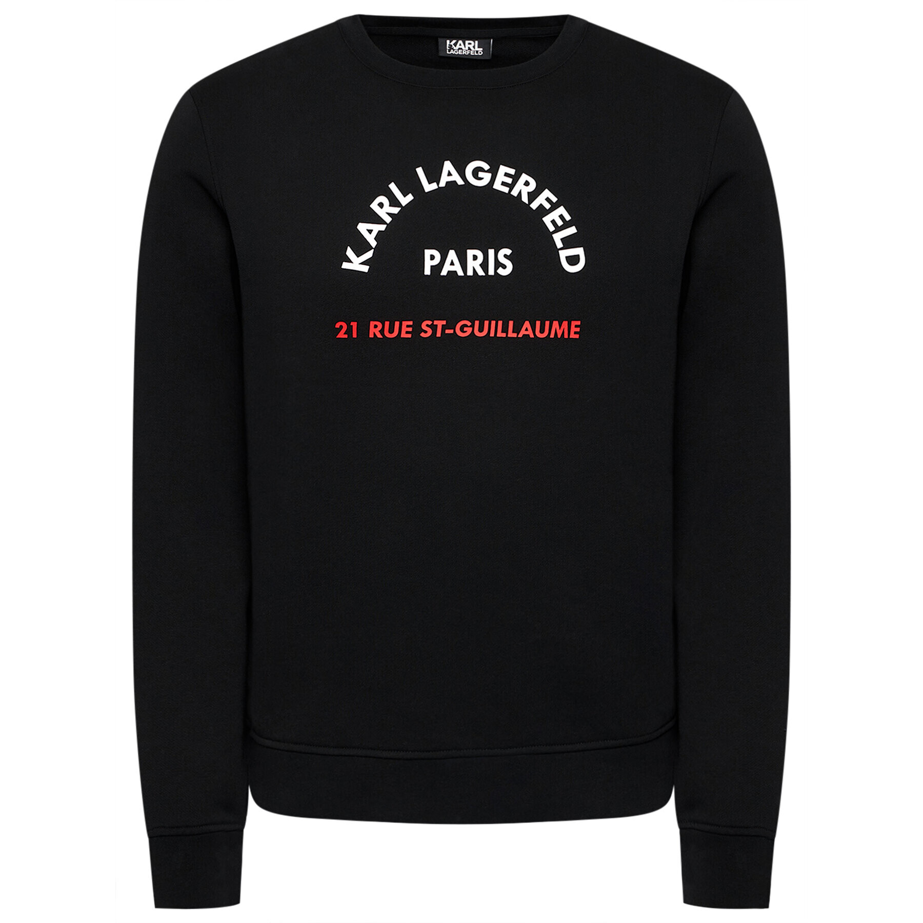 KARL LAGERFELD Mikina Crewneck 705070 511900 Černá Regular Fit - Pepit.cz