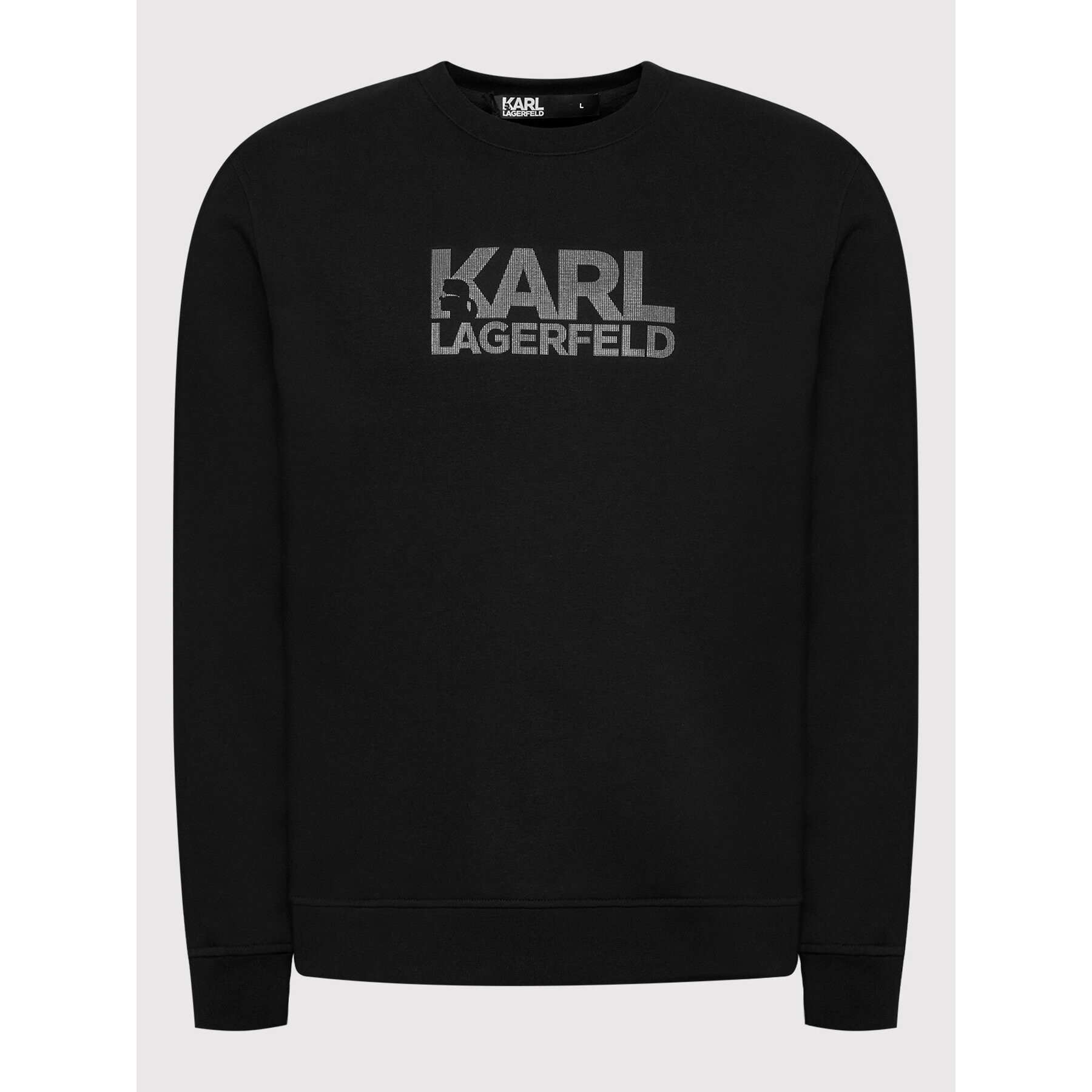 KARL LAGERFELD Mikina Crewneck 705400 521900 Černá Regular Fit - Pepit.cz