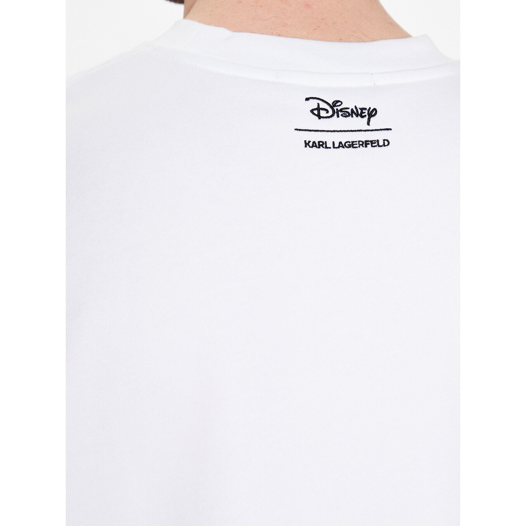 KARL LAGERFELD Mikina DISNEY Logo 705098 532930 Bílá Regular Fit - Pepit.cz