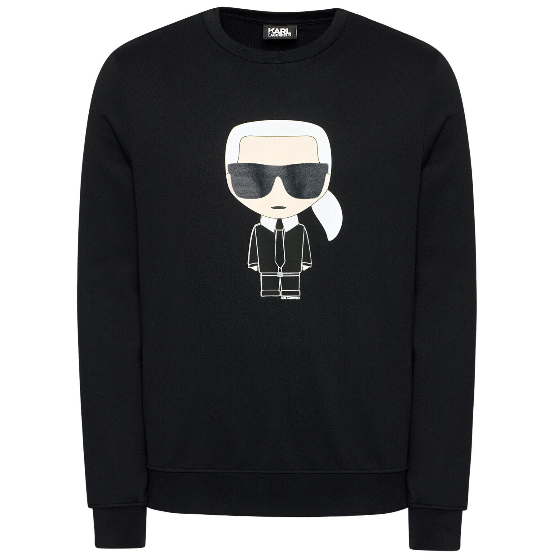 KARL LAGERFELD Mikina Ikonik 705060 511951 Černá Regular Fit - Pepit.cz