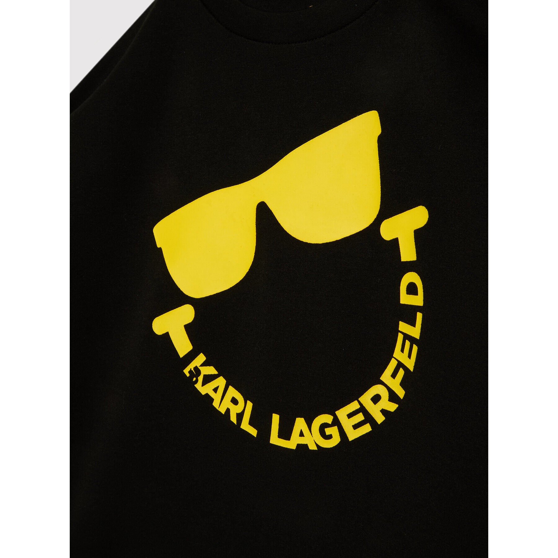 KARL LAGERFELD Mikina SMILEY WORLD Z25354 D Černá Regular Fit - Pepit.cz