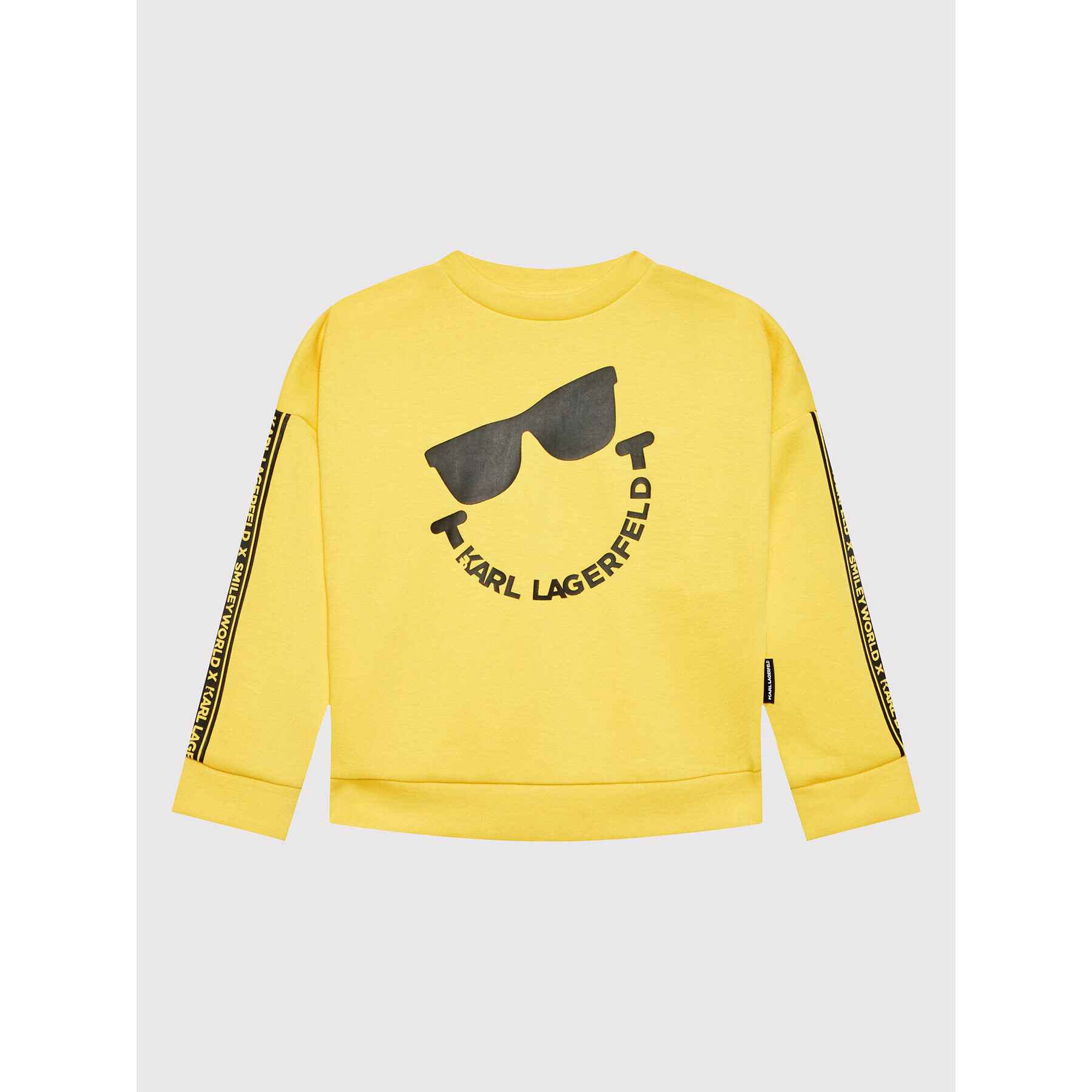 KARL LAGERFELD Mikina SMILEY WORLD Z25354 D Žlutá Relaxed Fit - Pepit.cz