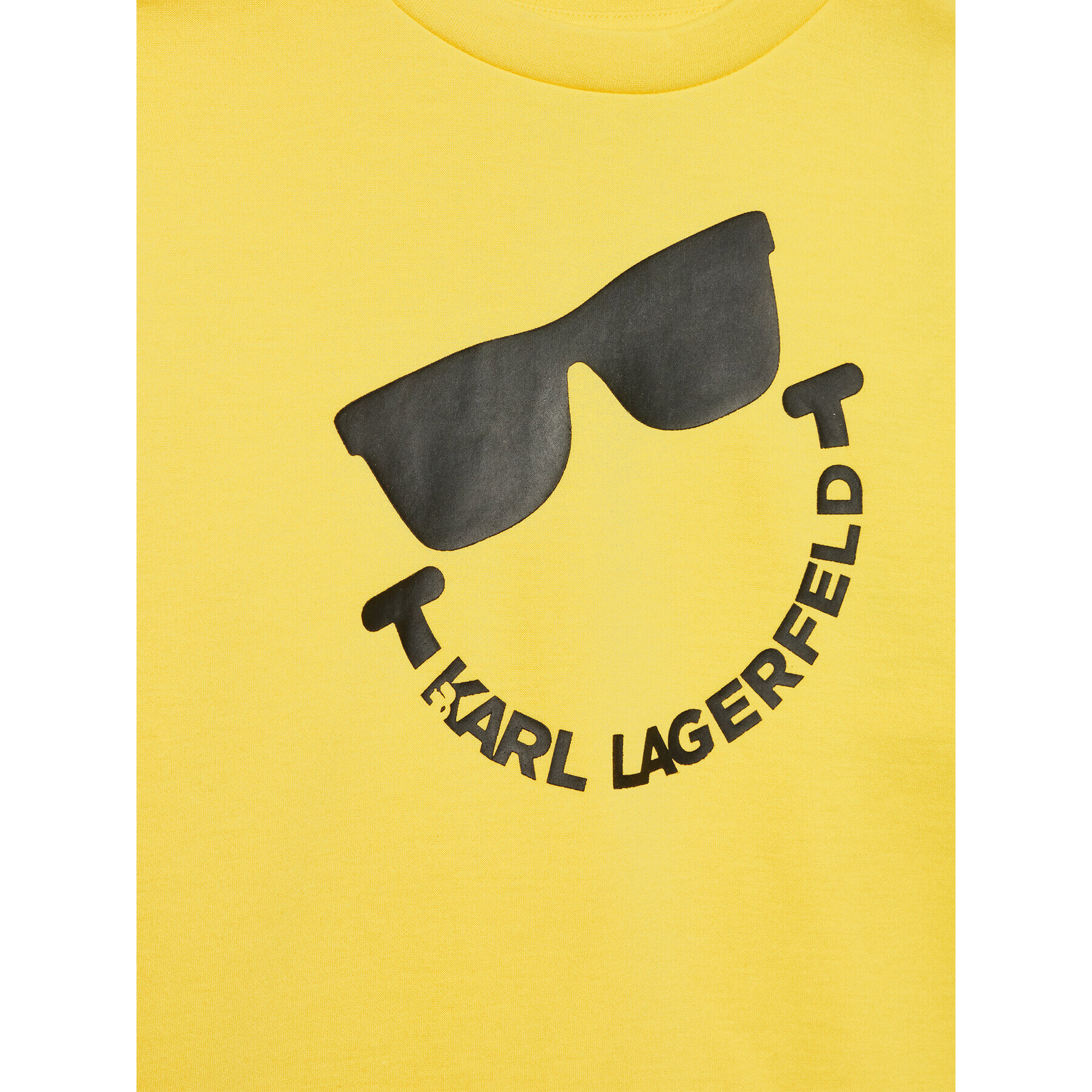 KARL LAGERFELD Mikina SMILEY WORLD Z25354 D Žlutá Relaxed Fit - Pepit.cz