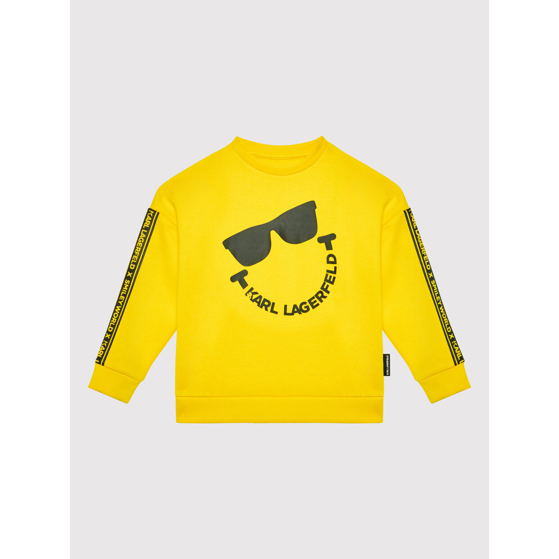 KARL LAGERFELD Mikina SMILEY WORLD Z25354 S Žlutá Regular Fit - Pepit.cz