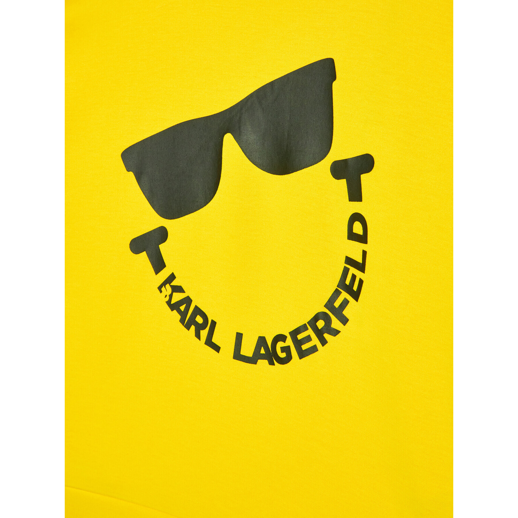 KARL LAGERFELD Mikina SMILEY WORLD Z25354 S Žlutá Regular Fit - Pepit.cz