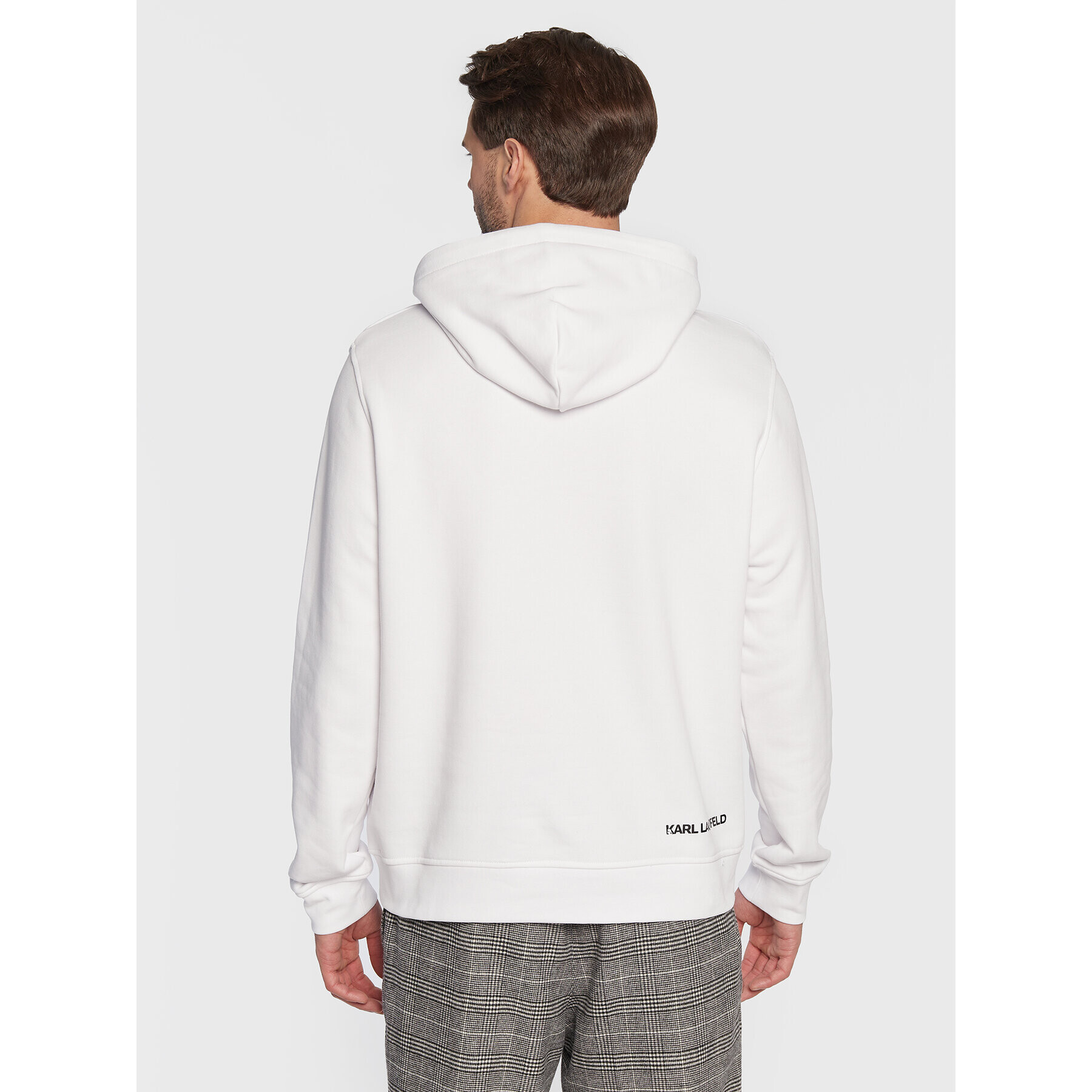 KARL LAGERFELD Mikina Sweat 705045 524910 Bílá Regular Fit - Pepit.cz