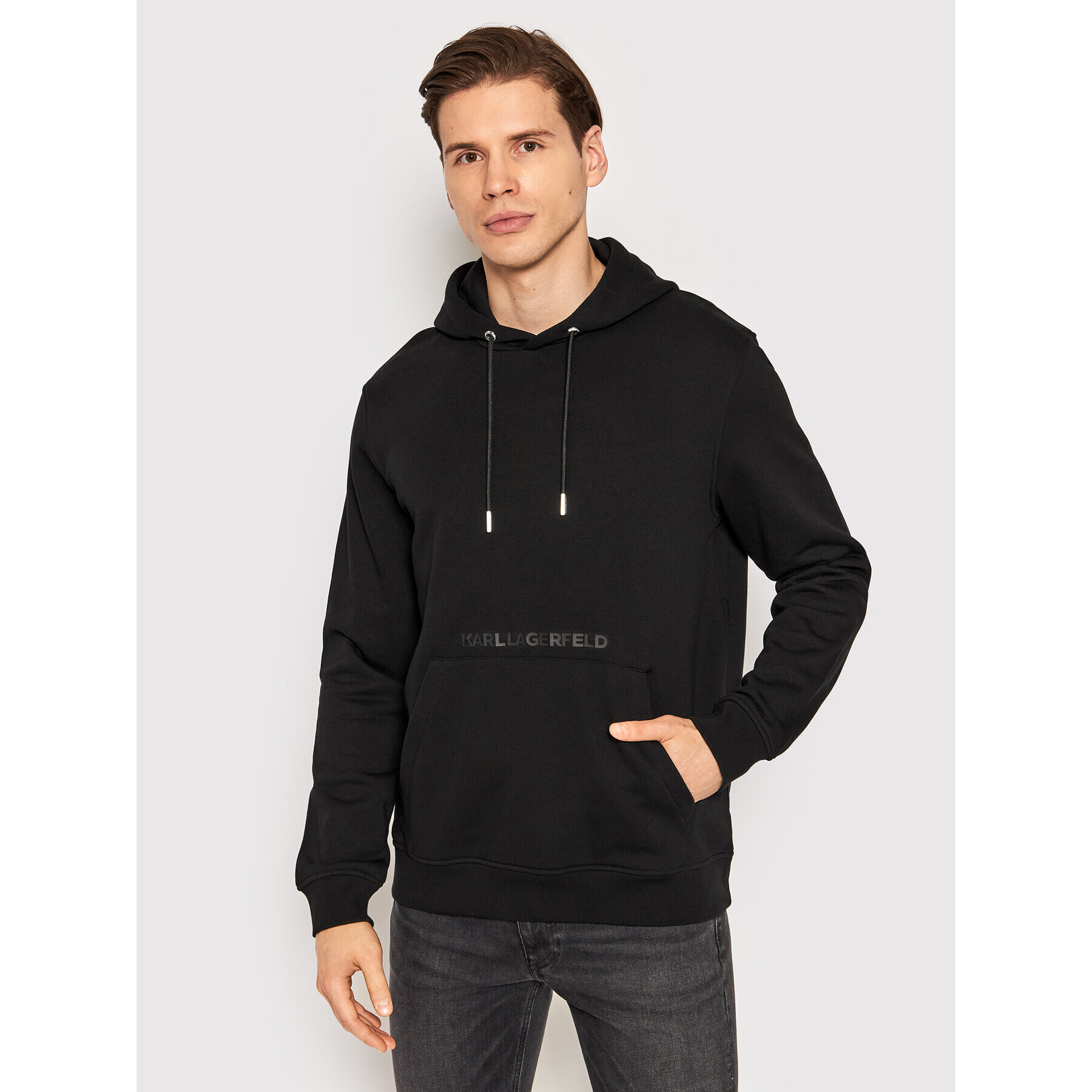 KARL LAGERFELD Mikina Sweat 705052 521900 Černá Regular Fit - Pepit.cz