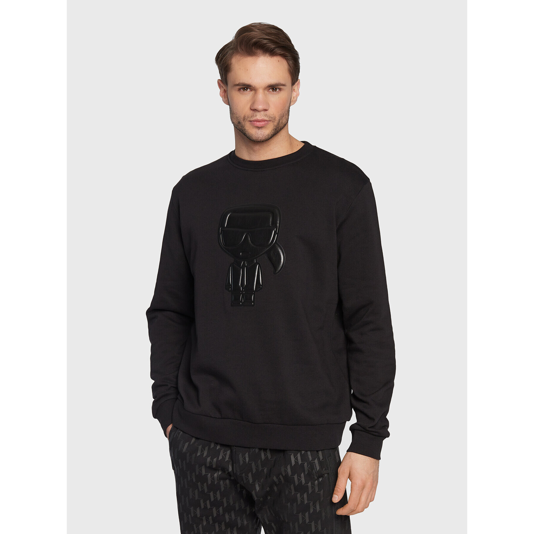 KARL LAGERFELD Mikina Sweat 705064 524940 Černá Regular Fit - Pepit.cz