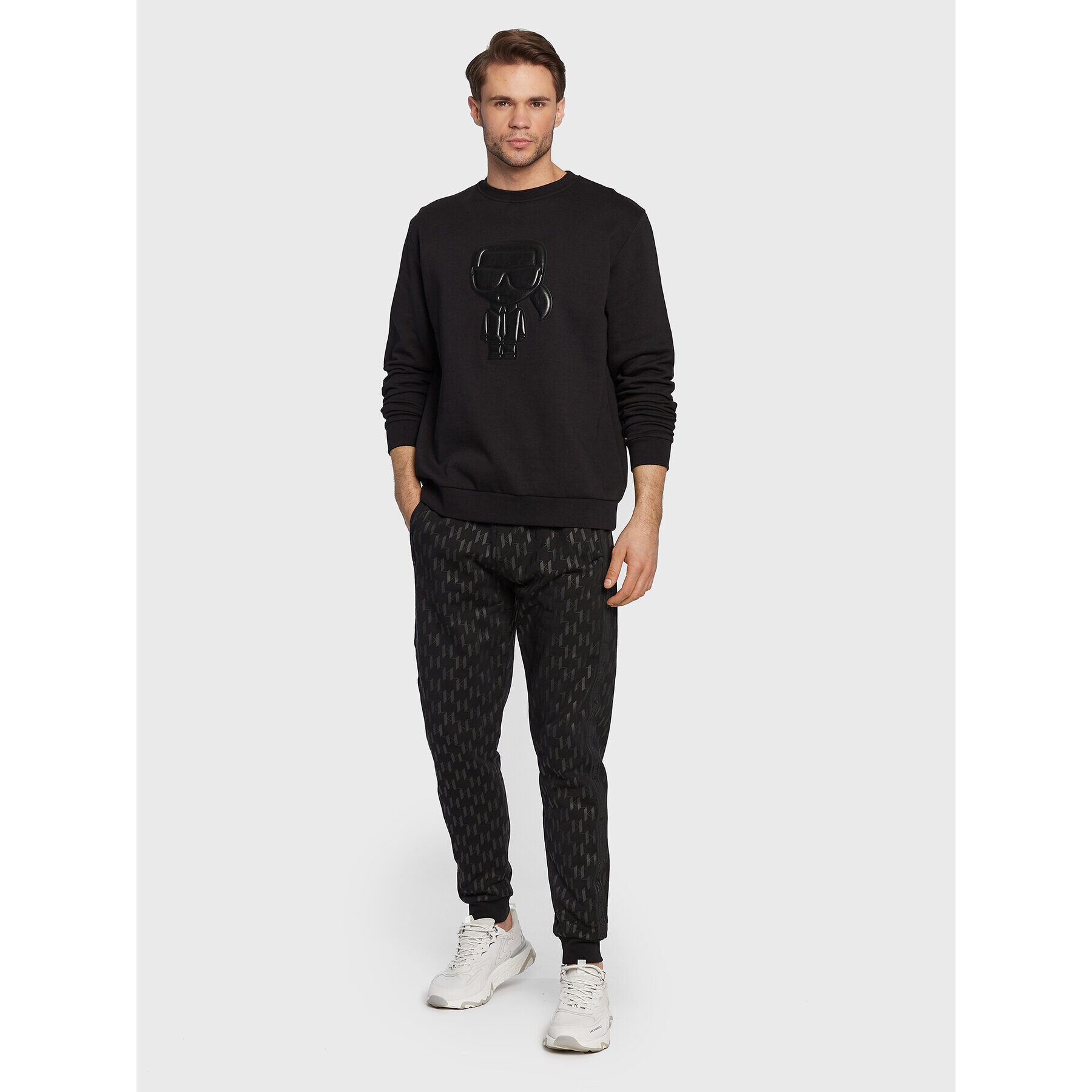 KARL LAGERFELD Mikina Sweat 705064 524940 Černá Regular Fit - Pepit.cz