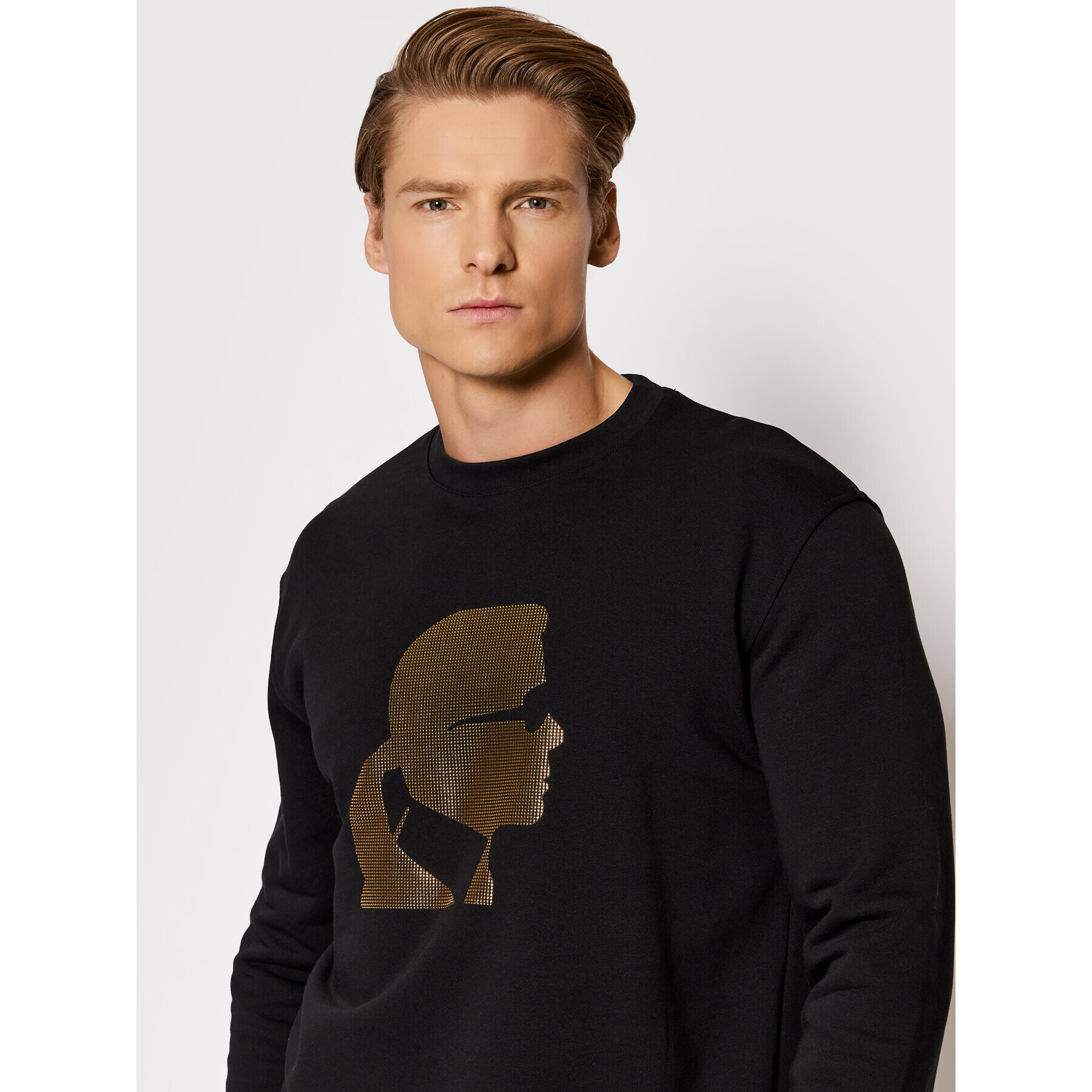 KARL LAGERFELD Mikina Sweat 705401 521900 Černá Regular Fit - Pepit.cz