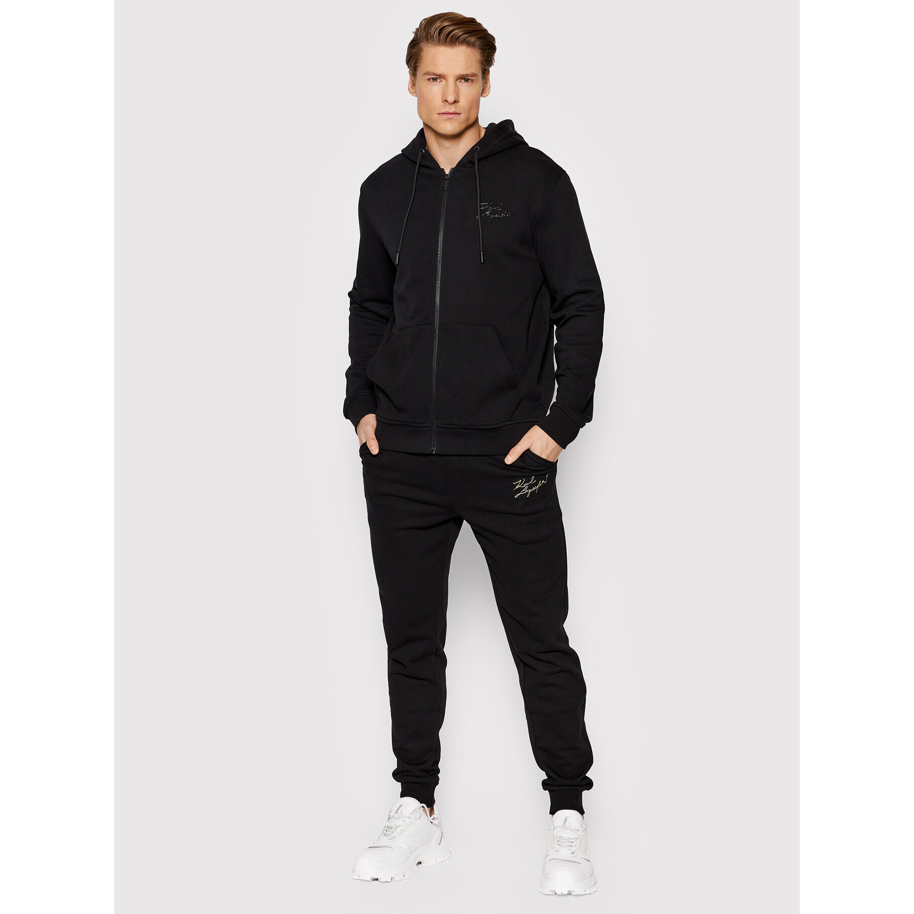 KARL LAGERFELD Mikina Sweat 705402 521900 Černá Regular Fit - Pepit.cz