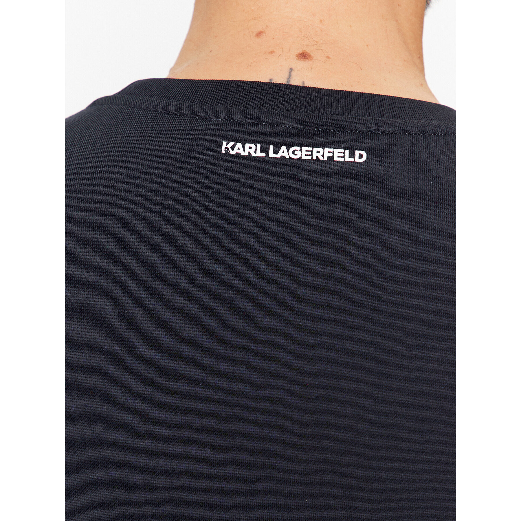 KARL LAGERFELD Mikina Sweat Crewneck 705071 500951 Tmavomodrá Regular Fit - Pepit.cz