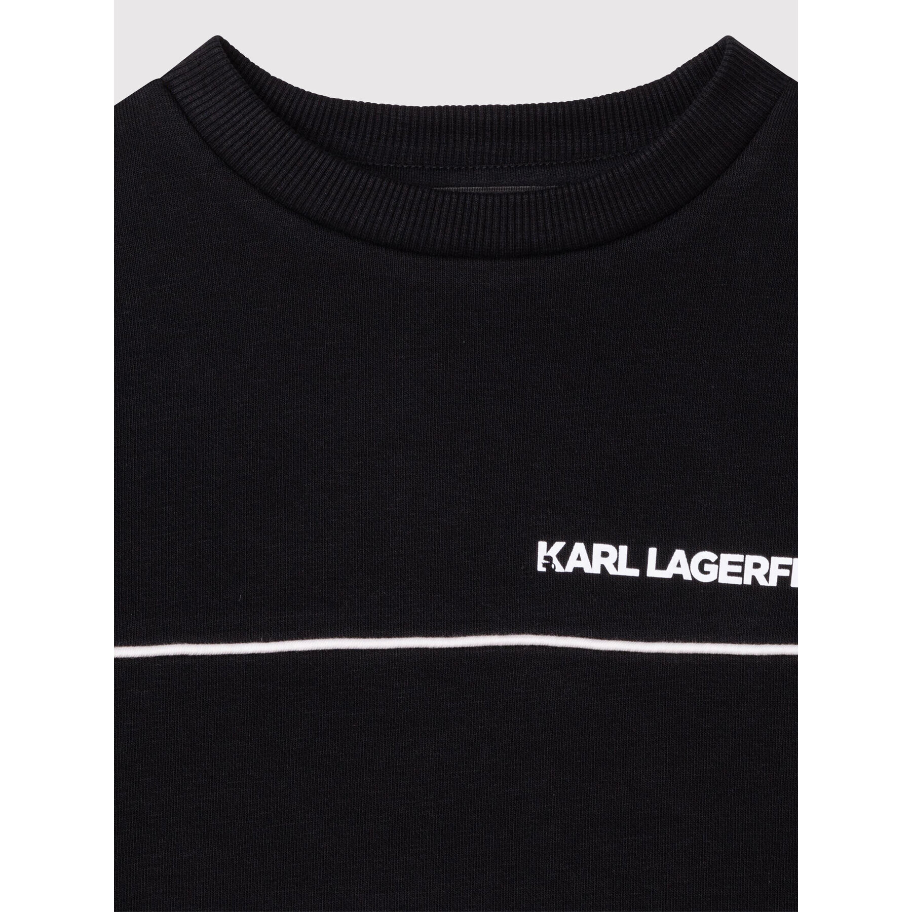 KARL LAGERFELD Mikina Z25369 D Černá Regular Fit - Pepit.cz