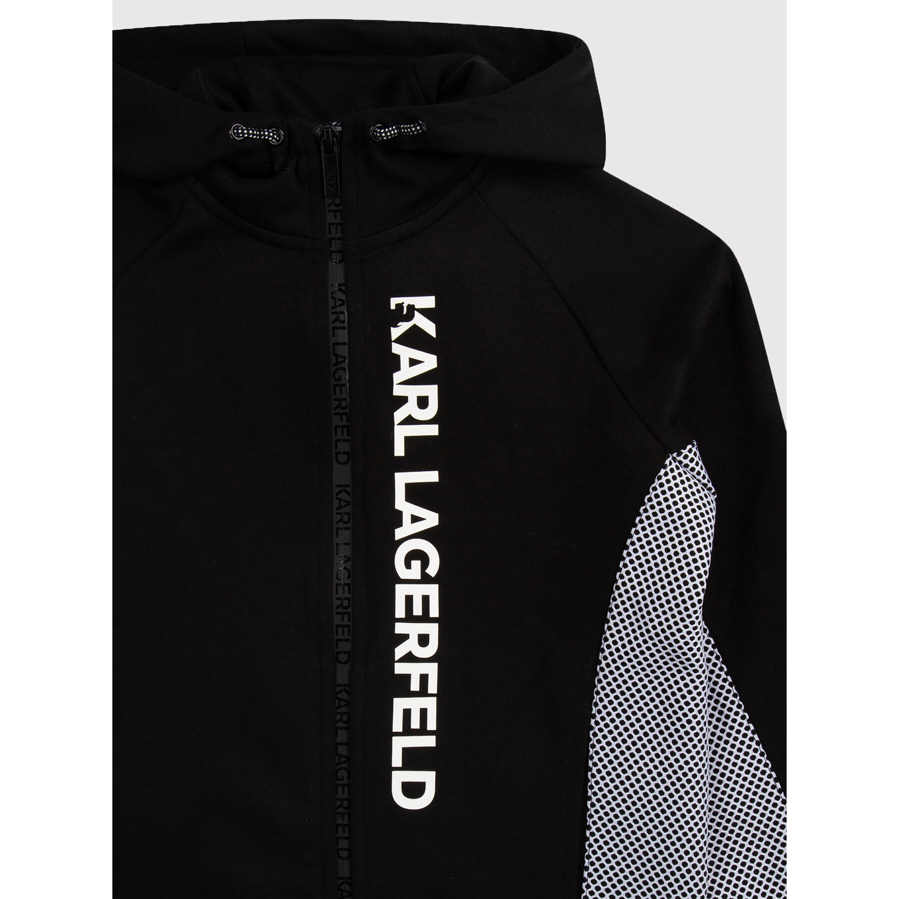 KARL LAGERFELD Mikina Z25384 D Černá Regular Fit - Pepit.cz