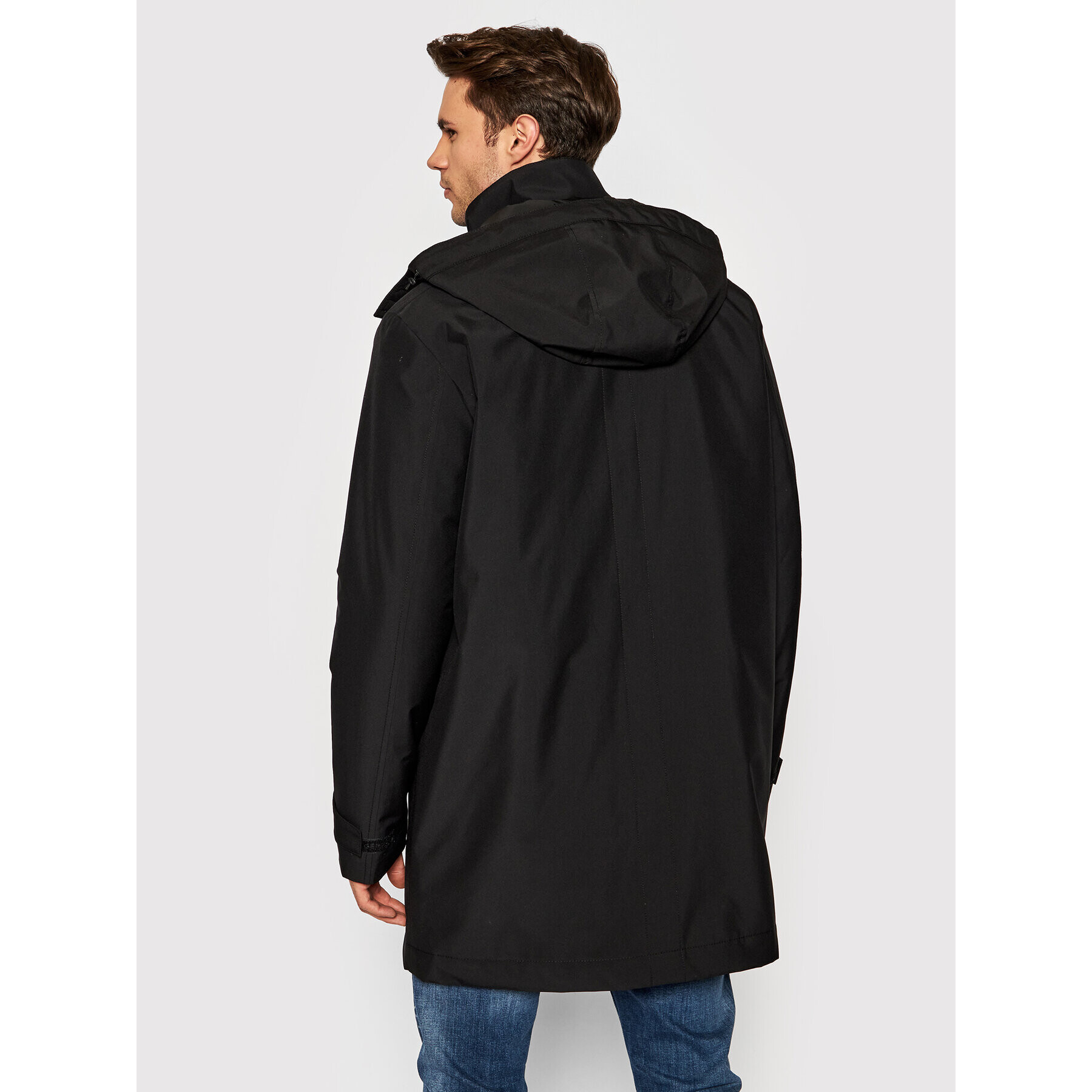 KARL LAGERFELD Parka 455016 512540 Černá Regular Fit - Pepit.cz