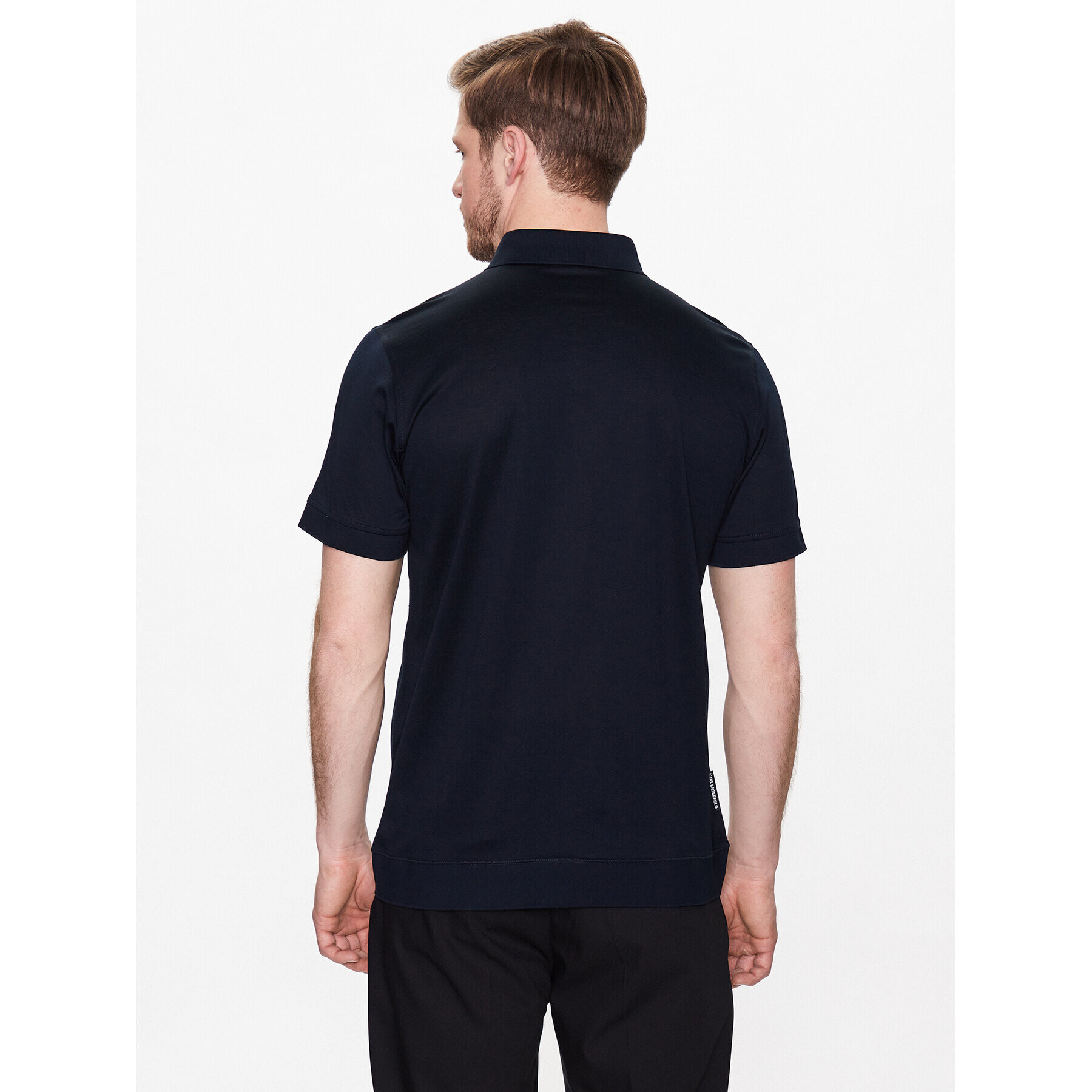 KARL LAGERFELD Polokošile 7345001 52200 Tmavomodrá Regular Fit - Pepit.cz