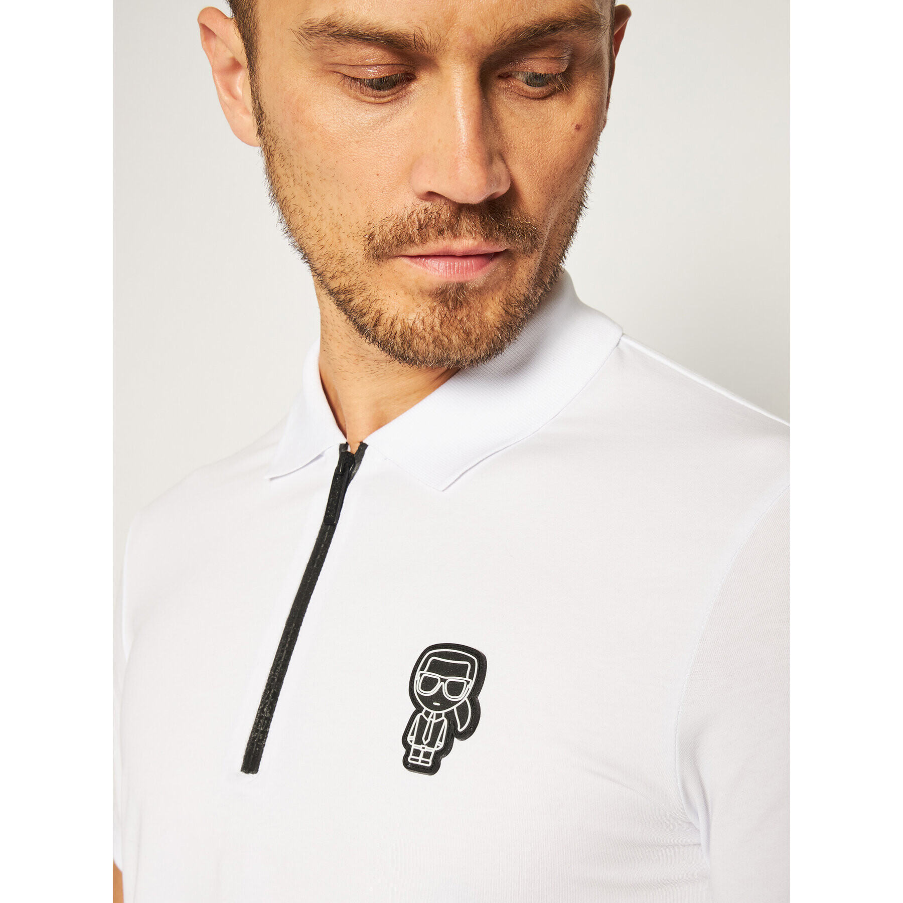 KARL LAGERFELD Polokošile 745 080 502 221 Bílá Regular Fit - Pepit.cz