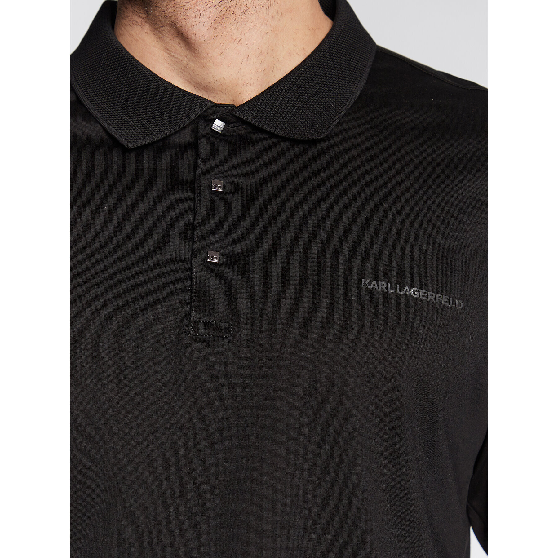 KARL LAGERFELD Polokošile 745000 524200 Černá Regular Fit - Pepit.cz