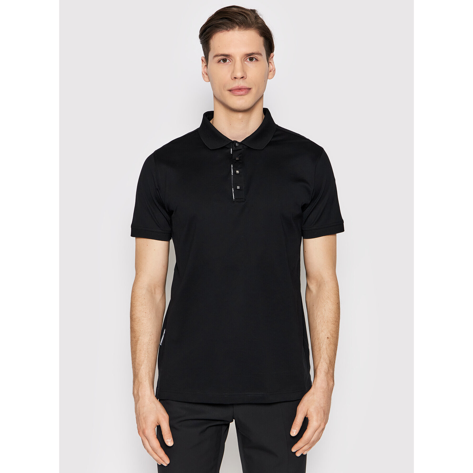 KARL LAGERFELD Polokošile 745001 521200 Černá Regular Fit - Pepit.cz