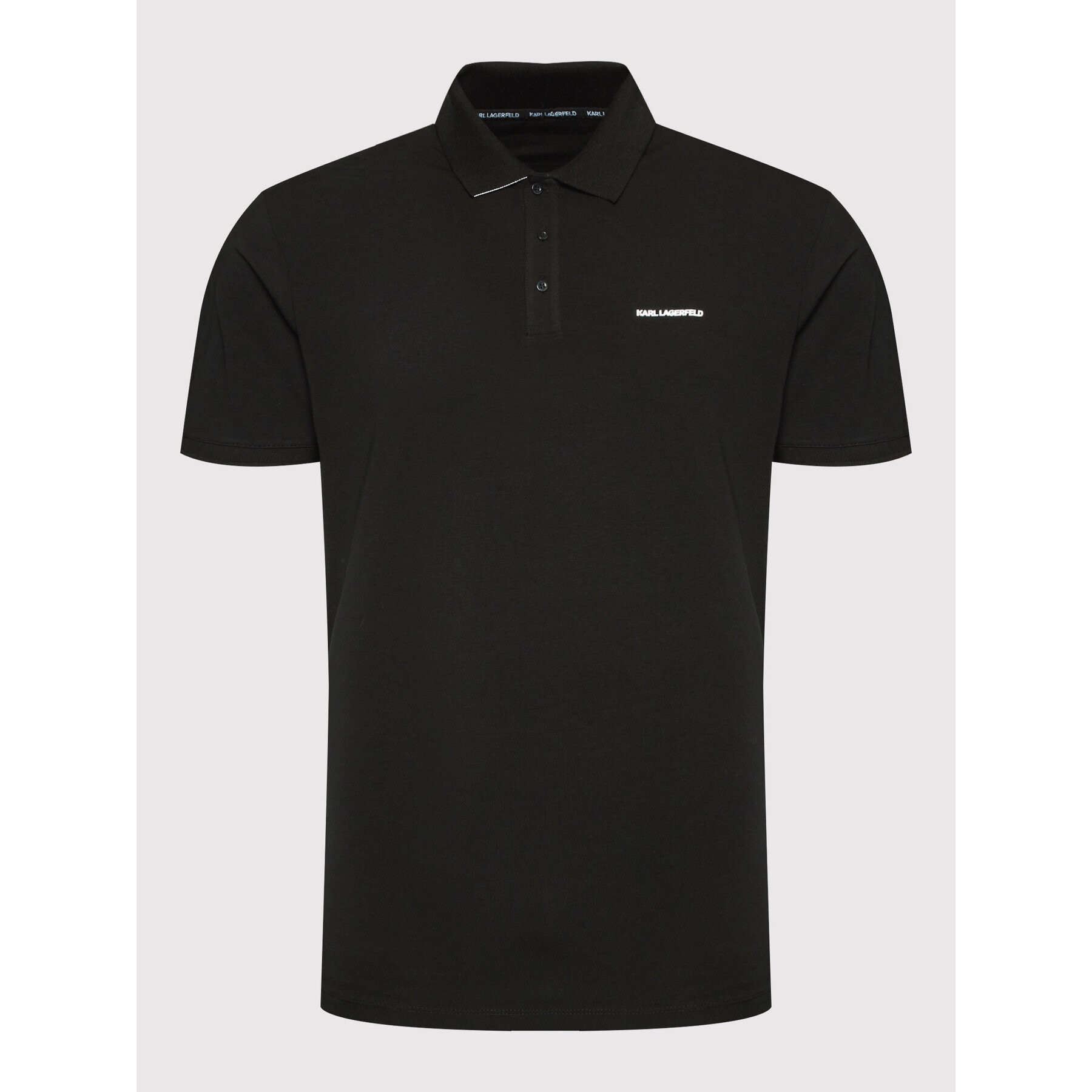 KARL LAGERFELD Polokošile 745015 521221 Černá Regular Fit - Pepit.cz